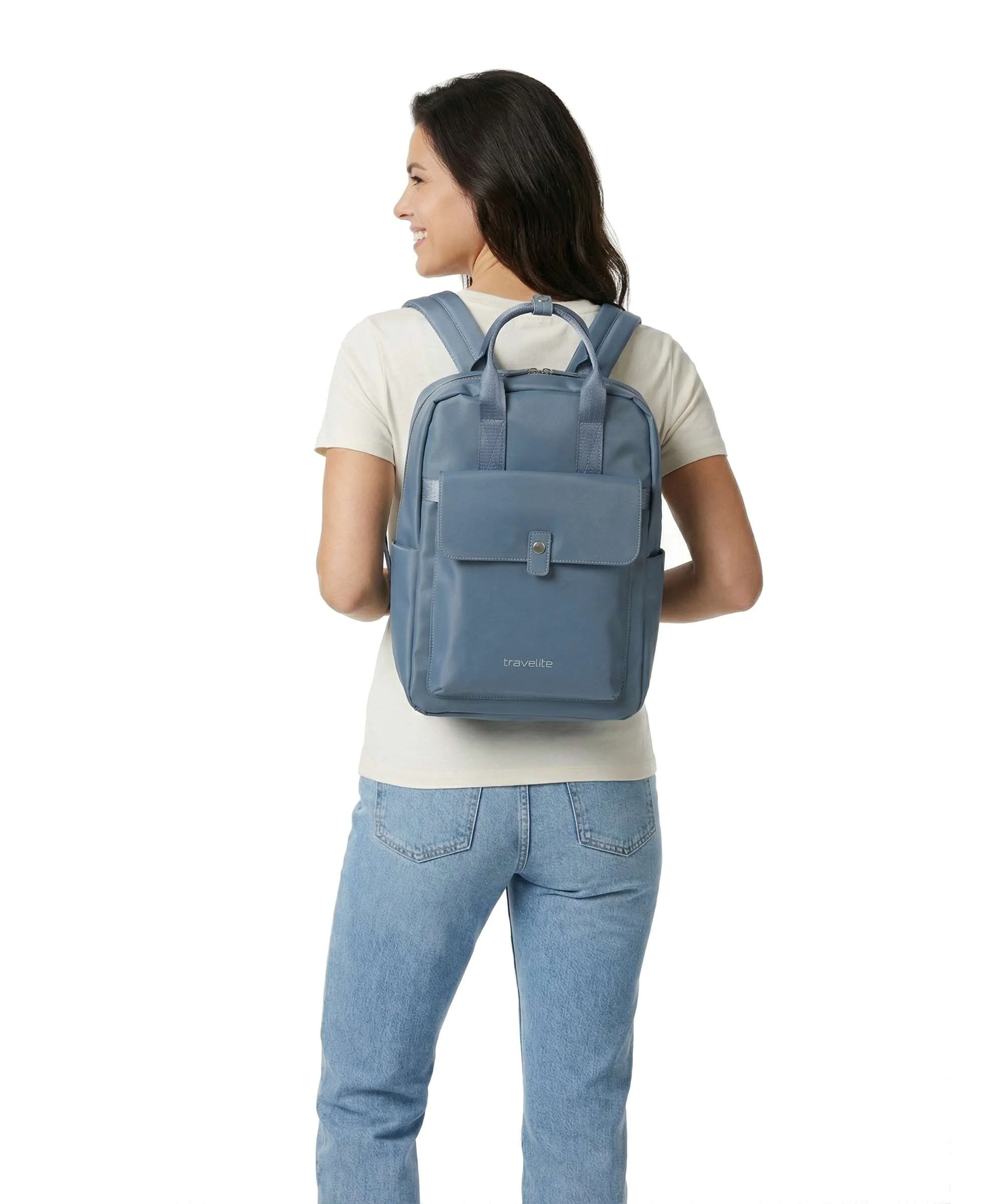 Travelite Ville Plecak denim blue - Image 3