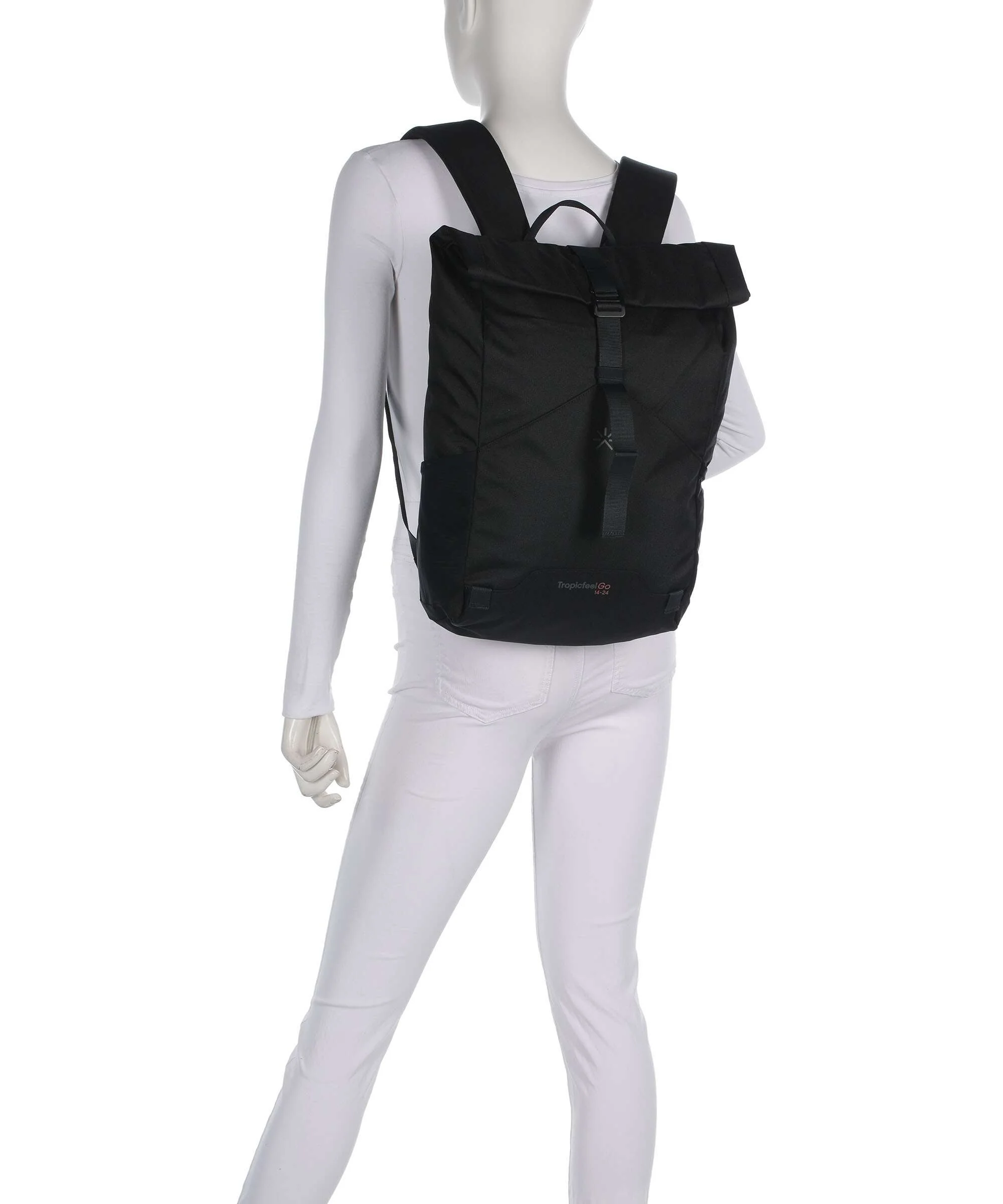 Tropicfeel Roll Go Plecak z rolowanym zamknięciem core black - Image 3