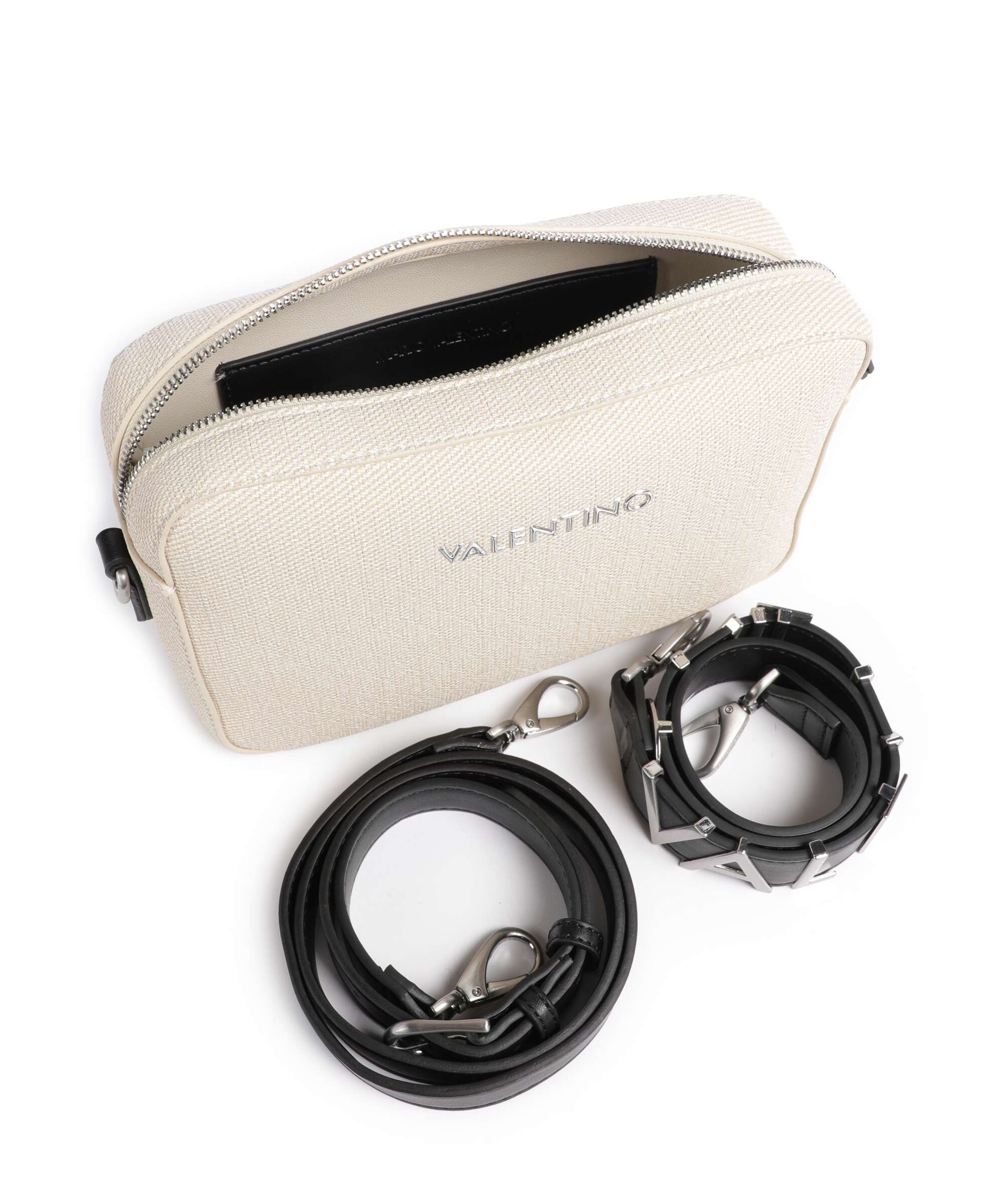 Valentino Bags Alexia Summer Torba przez ramię naturale/nero - Image 5