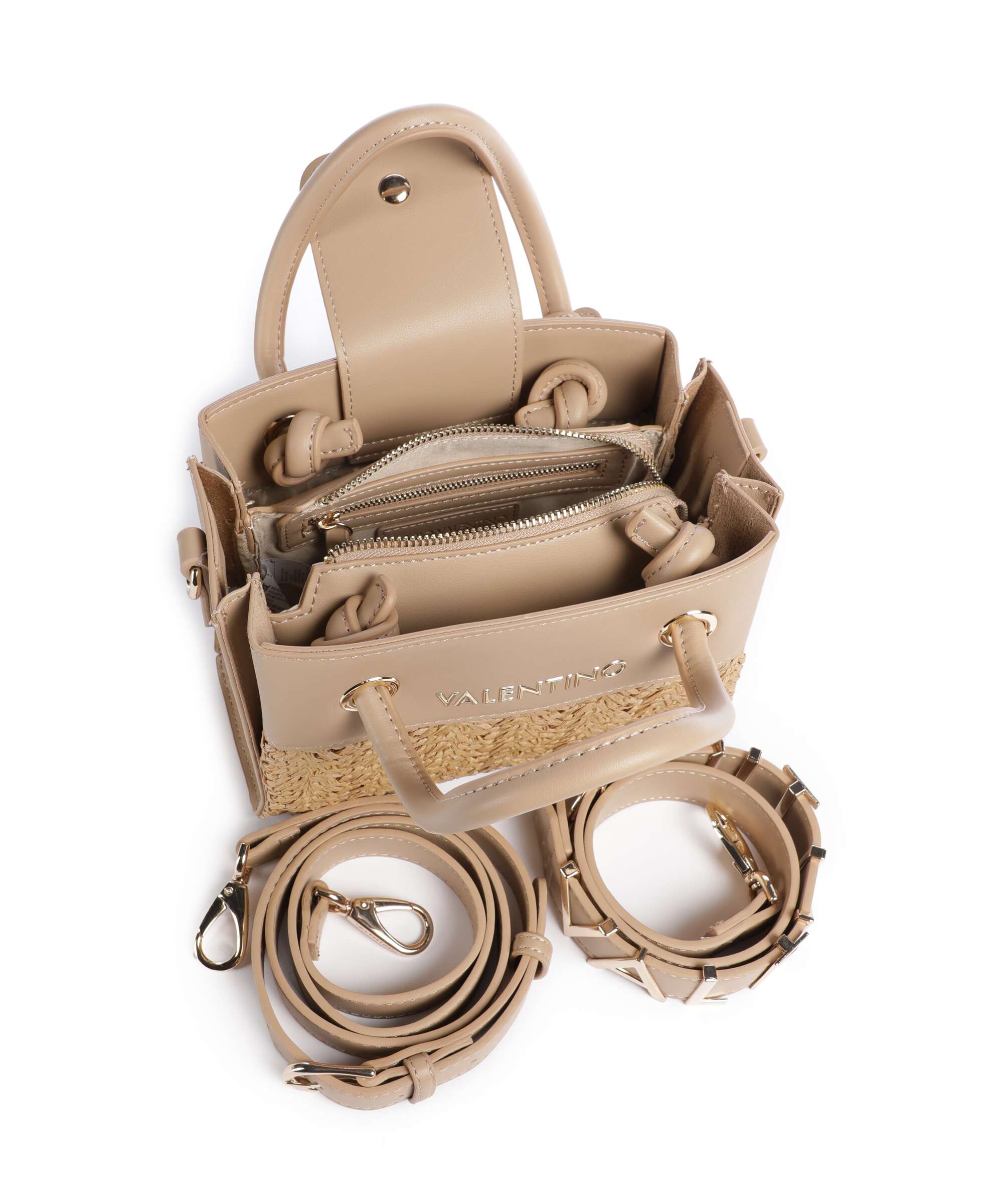 Valentino Bags Alexia Summer Torebka naturale - Image 5