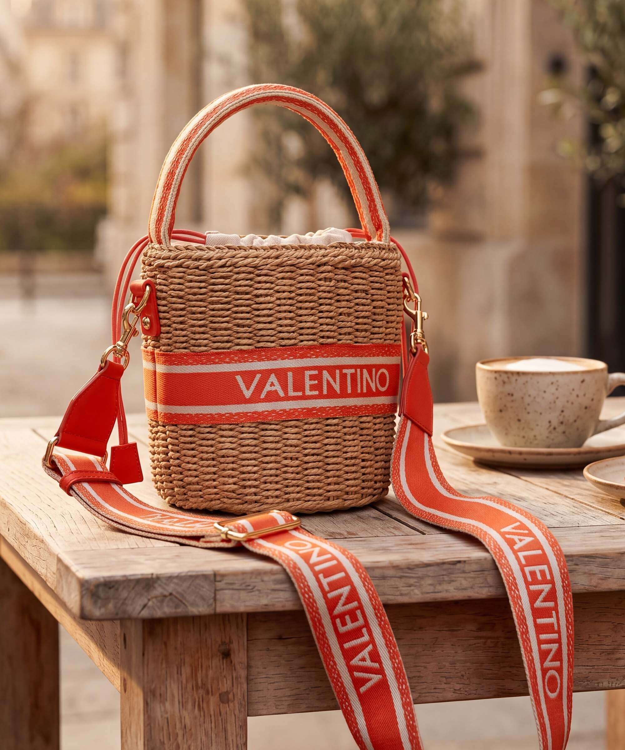 Valentino Bags Boho Torebka worek naturale/arancio - Image 2