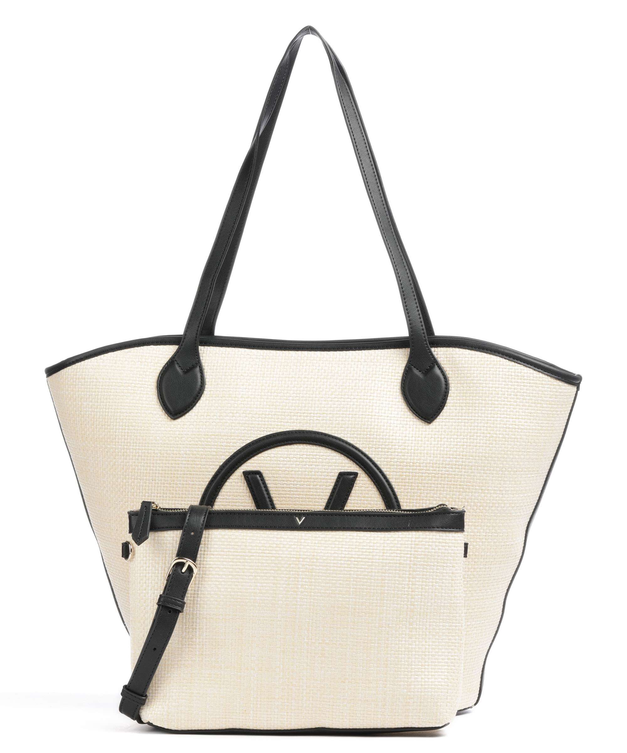 Valentino Bags Covent Torba na zakupy naturale/nero - Image 2