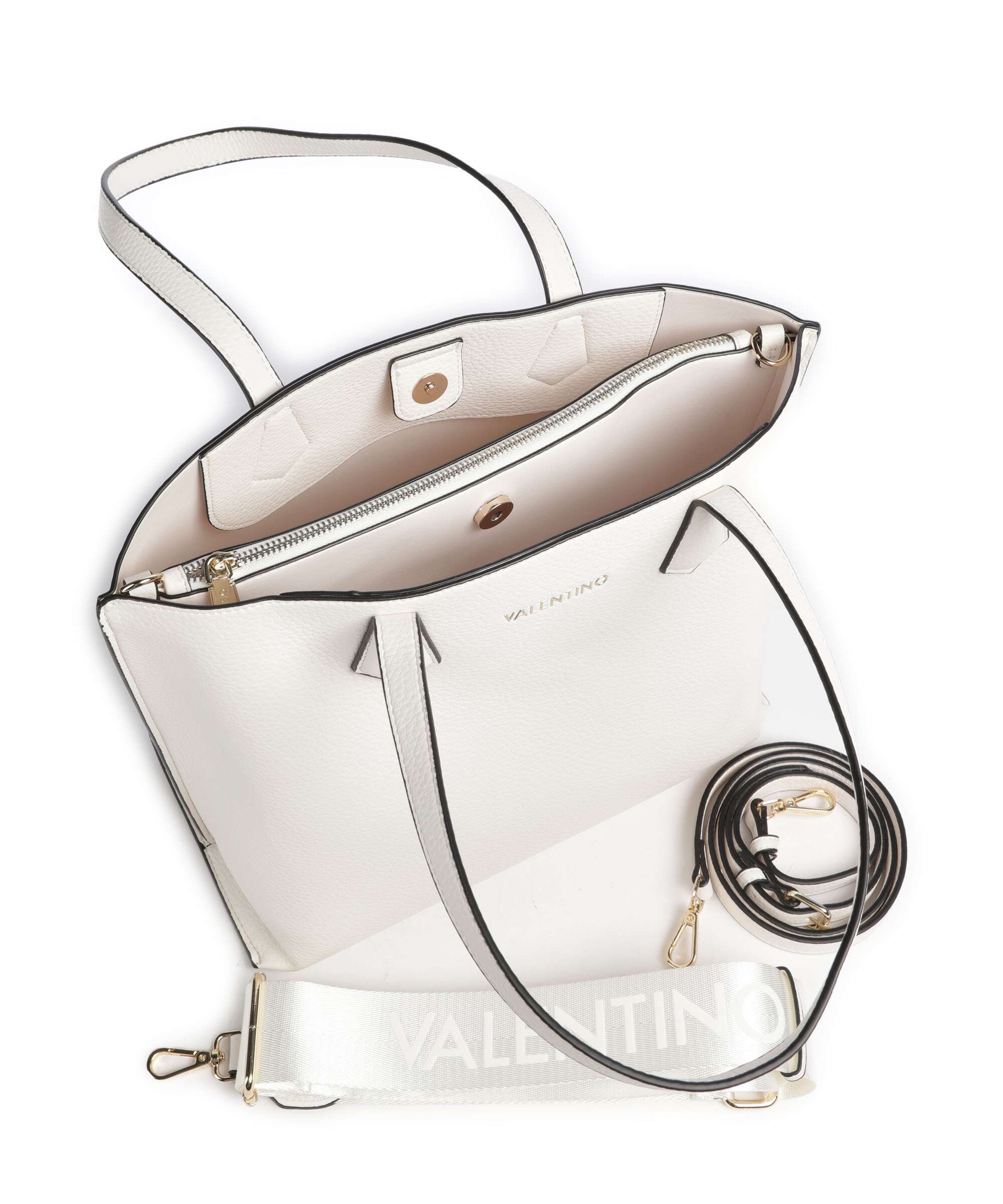 Valentino Bags Fall Re Torba na zakupy off white - Image 4