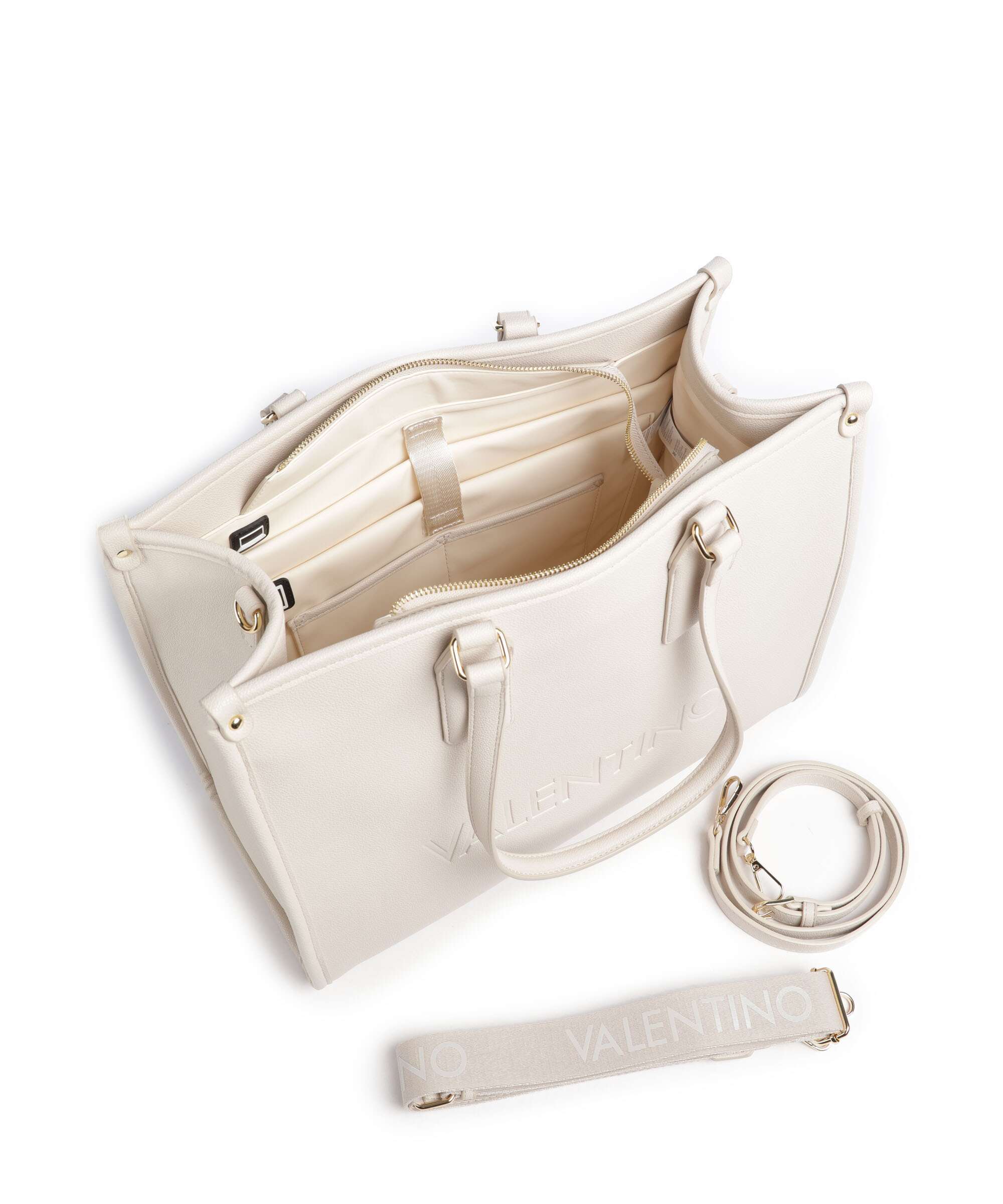 Valentino Bags Foxy Re Torba na zakupy ecru - Image 5
