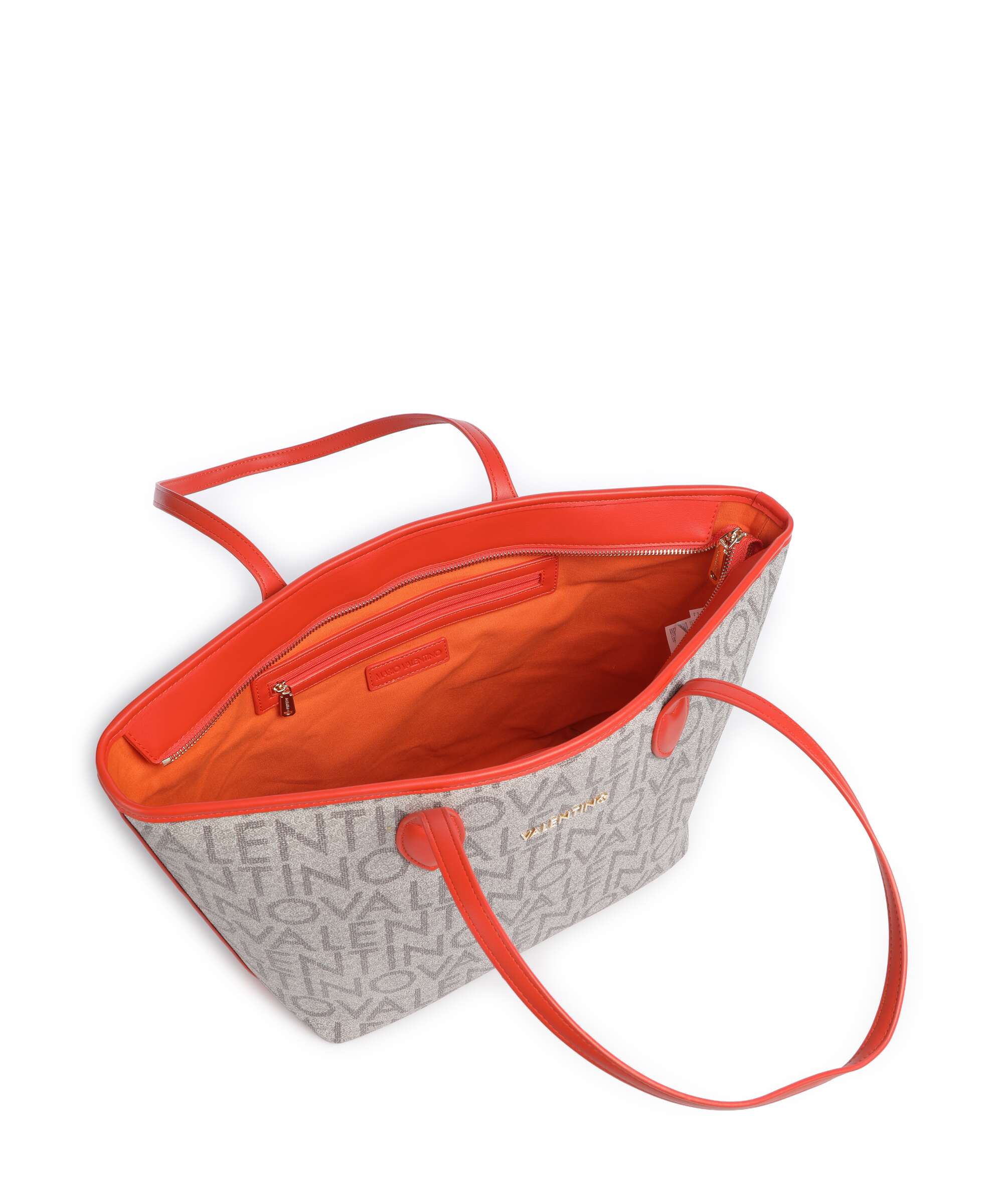 Valentino Bags Logo Torba na zakupy beige/arancio - Image 4