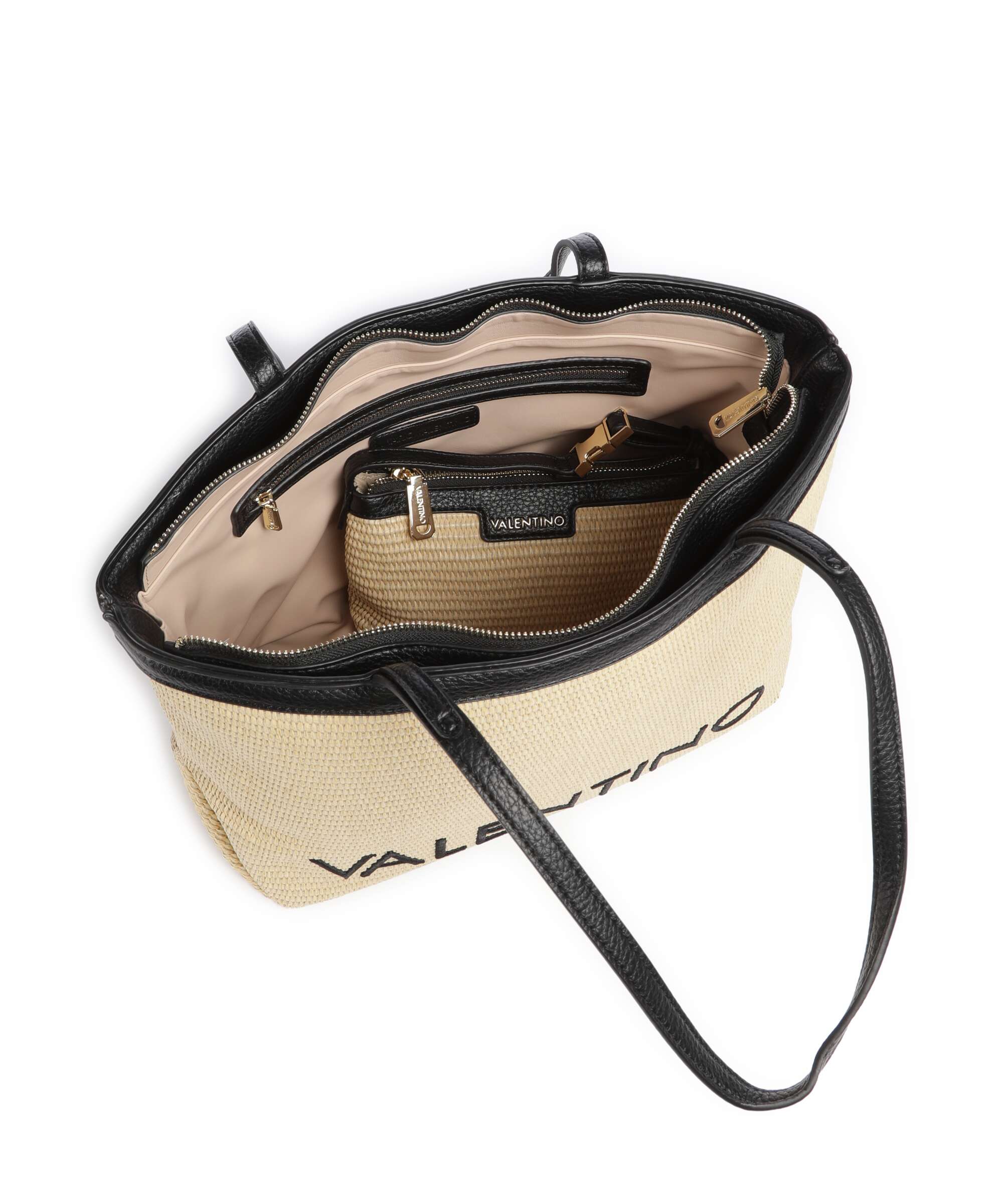 Valentino Bags Maiam Torba na zakupy naturale/nero - Image 5