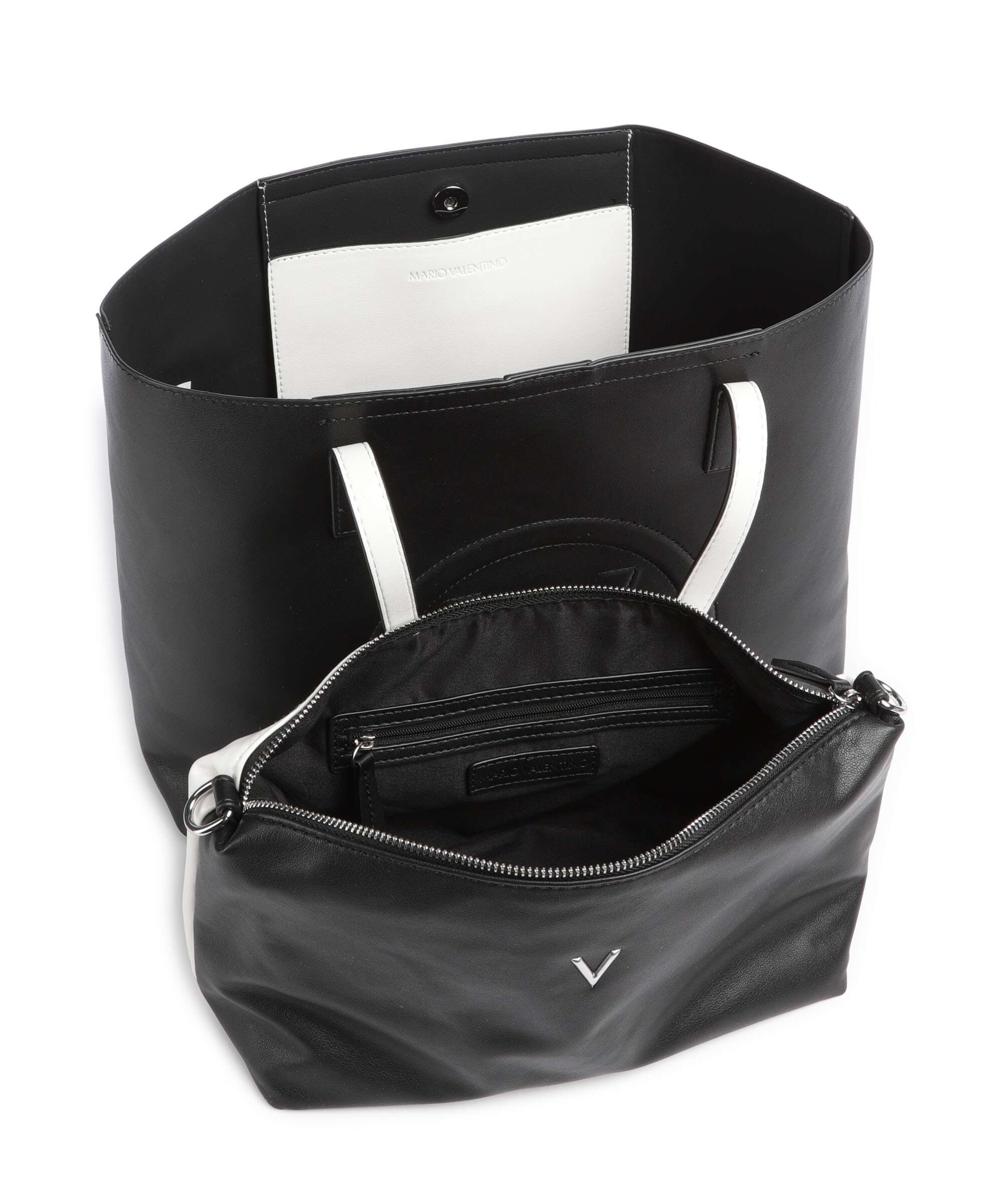 Valentino Bags Selena Re Torba na zakupy nero/bianco - Image 5