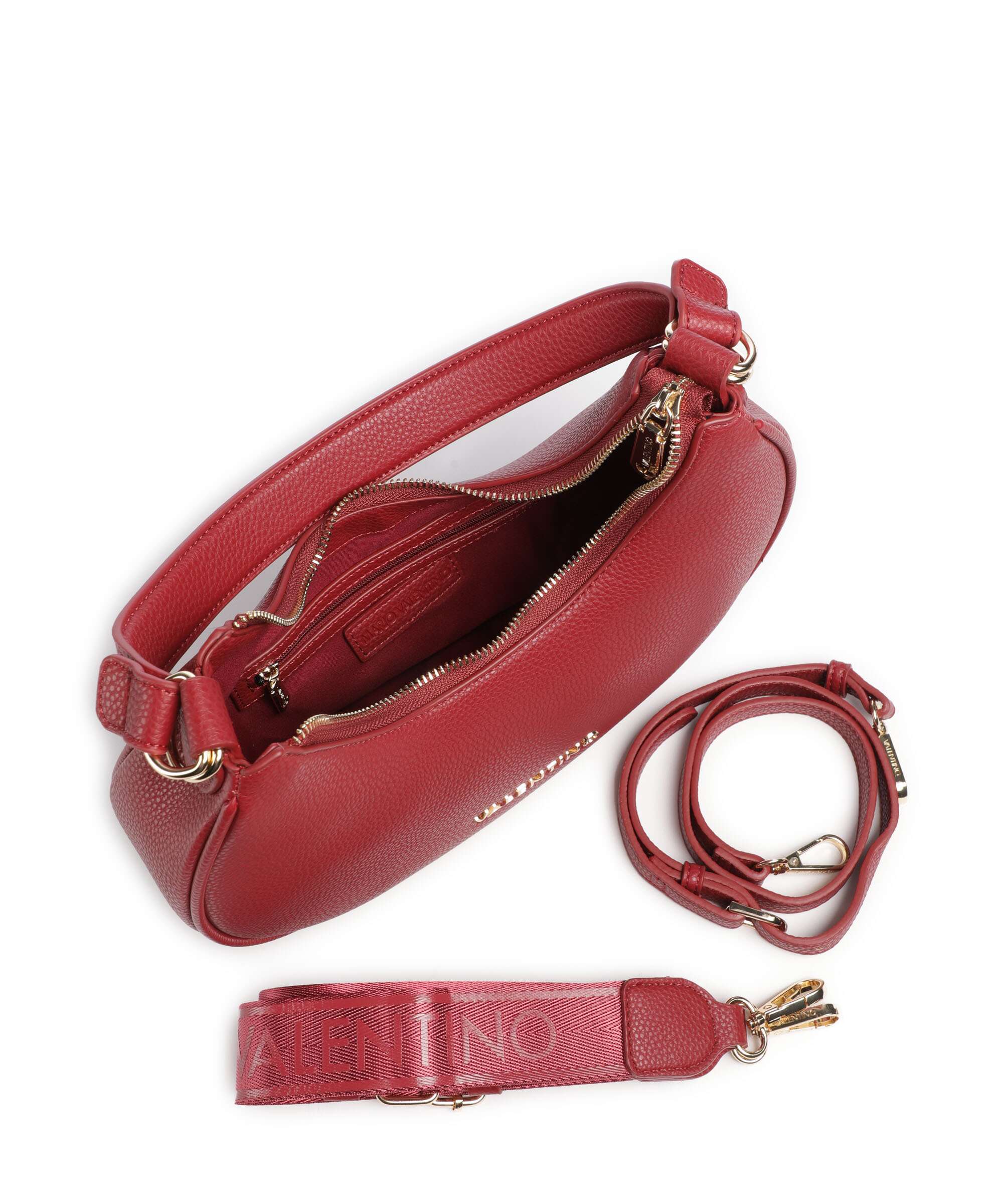 Valentino Bags Shelby Torba na ramię rosso scuro - Image 5