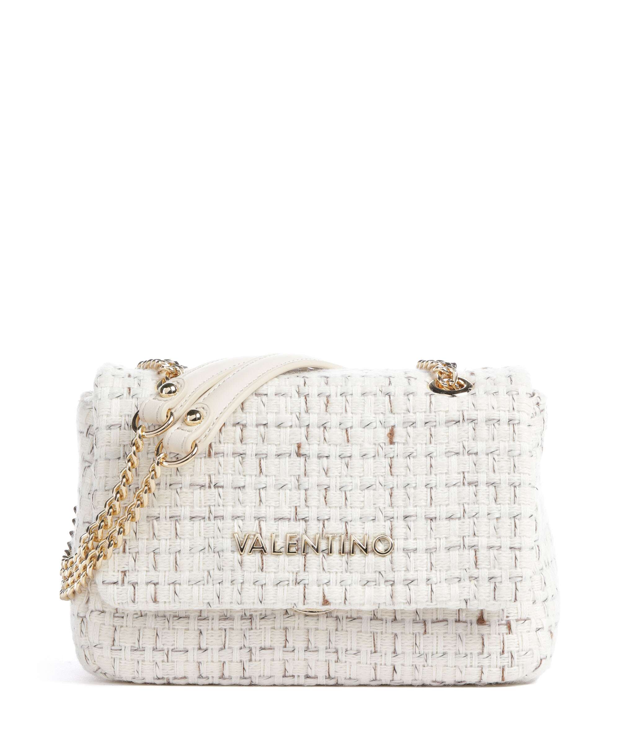 Valentino Bags Tweed Torba na ramię off white/multicolour