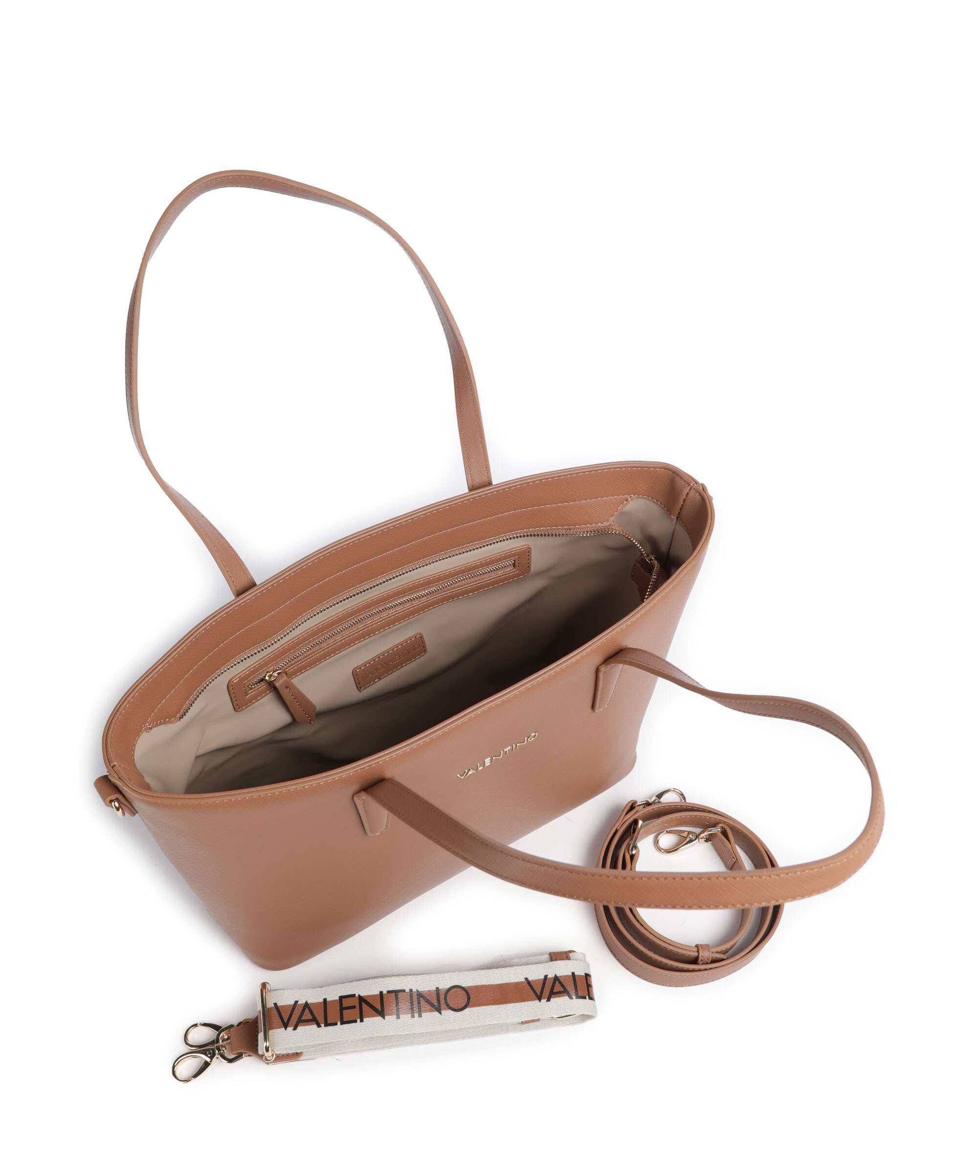Valentino Bags Zero Re Torba na zakupy cuoio - Image 4