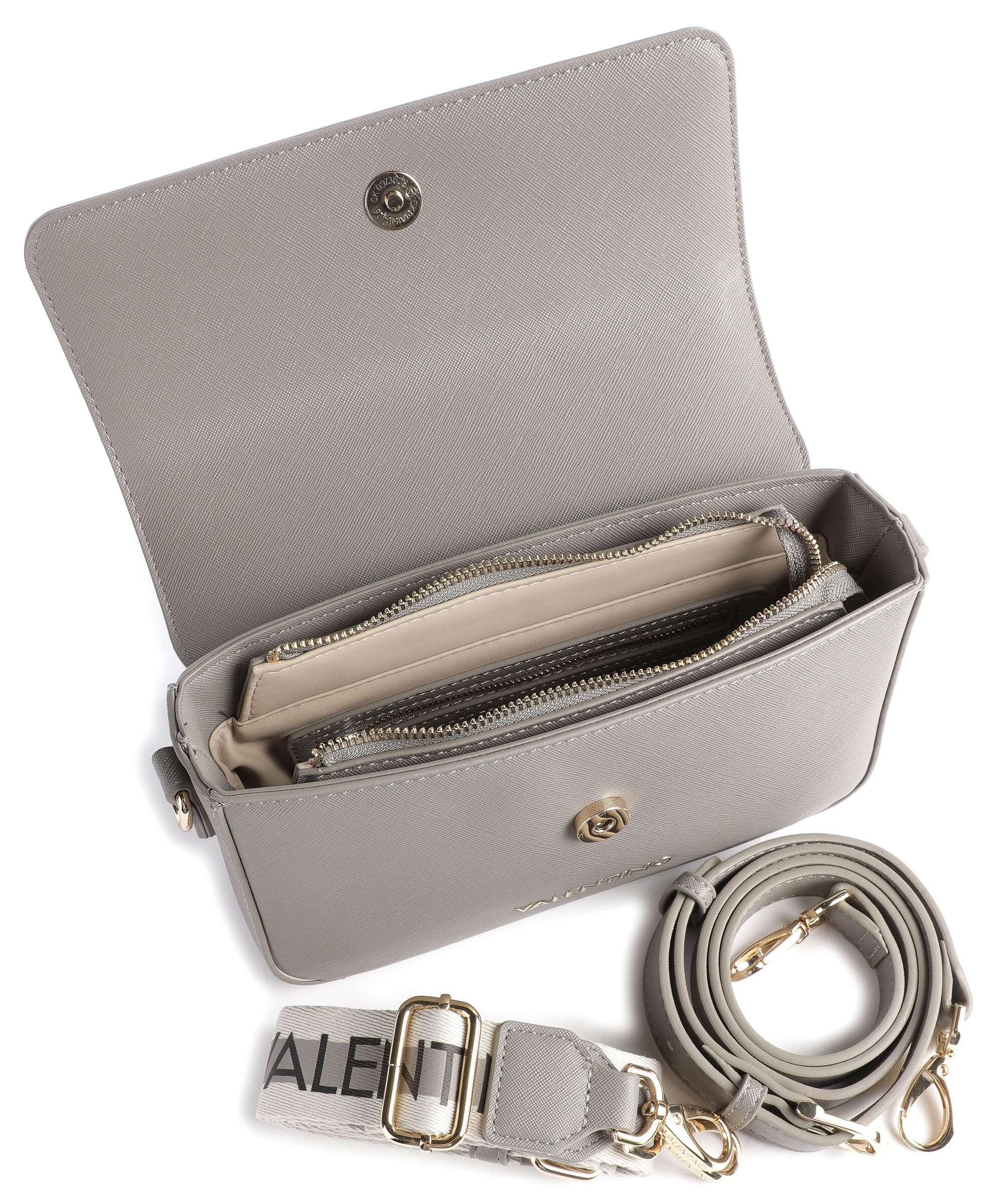 Valentino Bags Zero Re Torba przez ramię grigio - Image 5