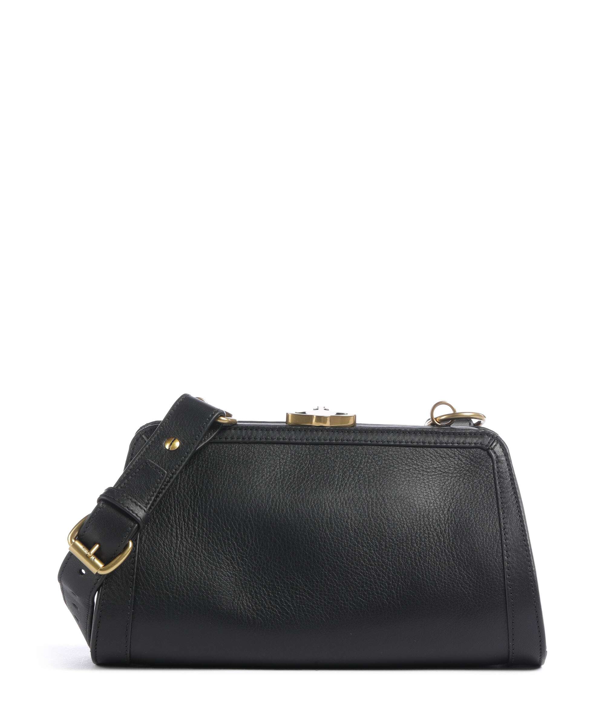 Vivienne Westwood Ascot Frame Aniline Torba przez ramię black
