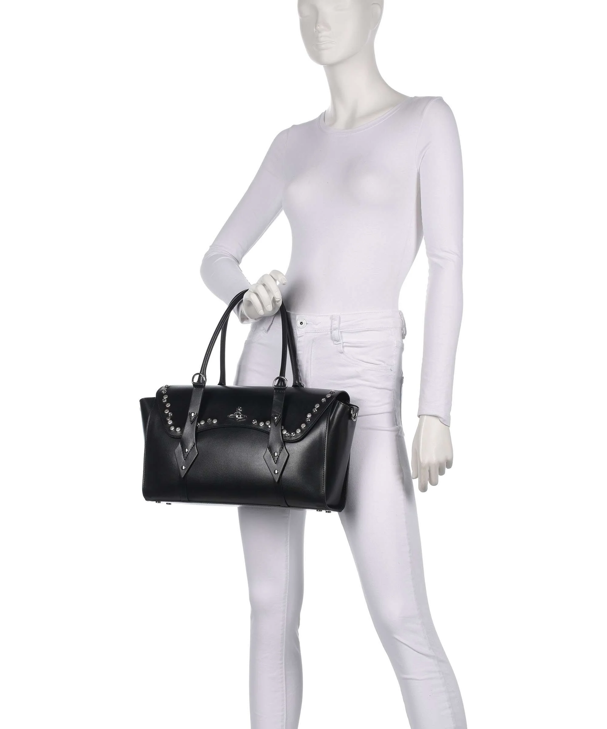 Vivienne Westwood Bettina Smooth Medium Torebka black - Image 3