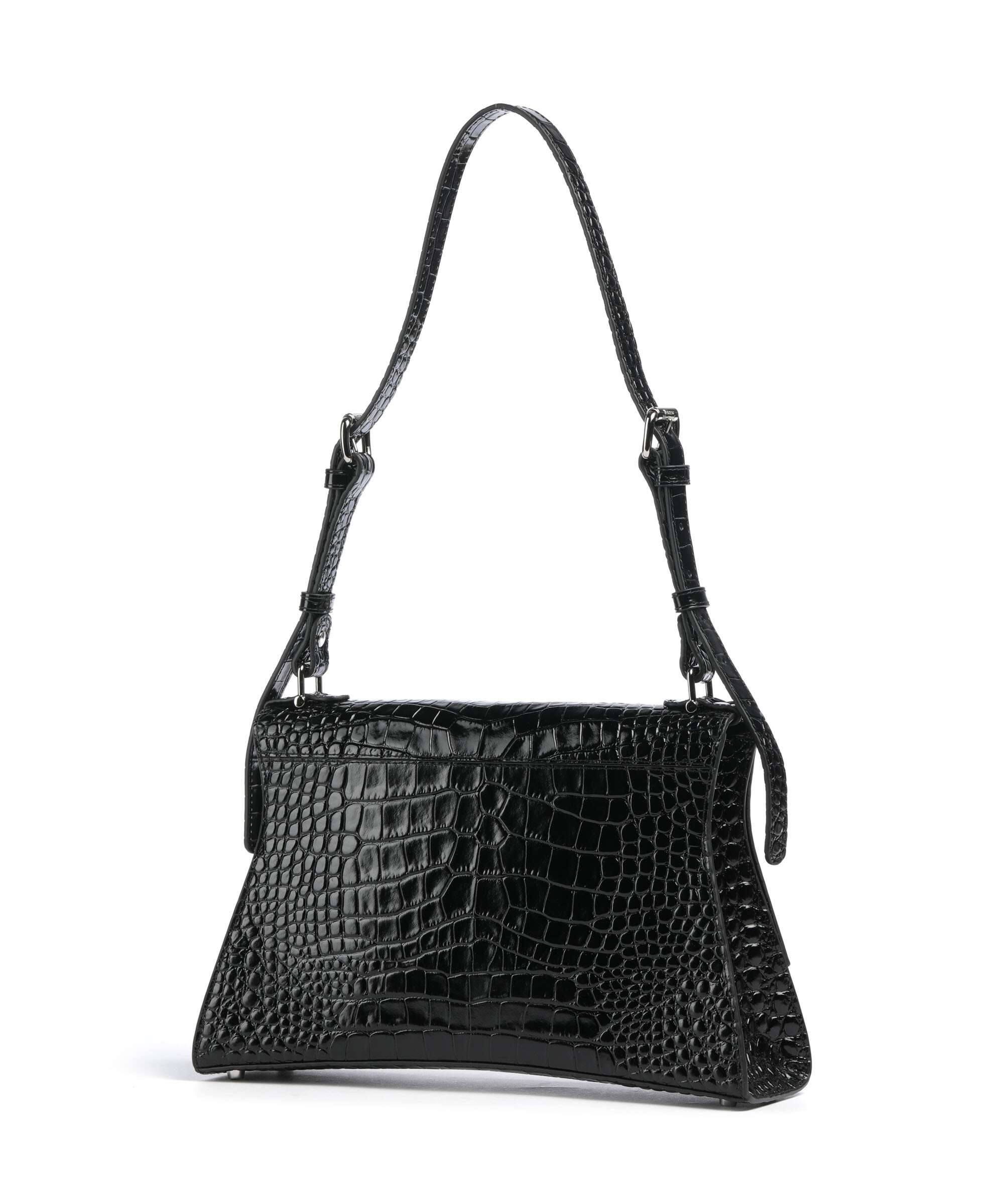 Vivienne Westwood Bianca Embossed Croc M Torba na ramię black - Image 2
