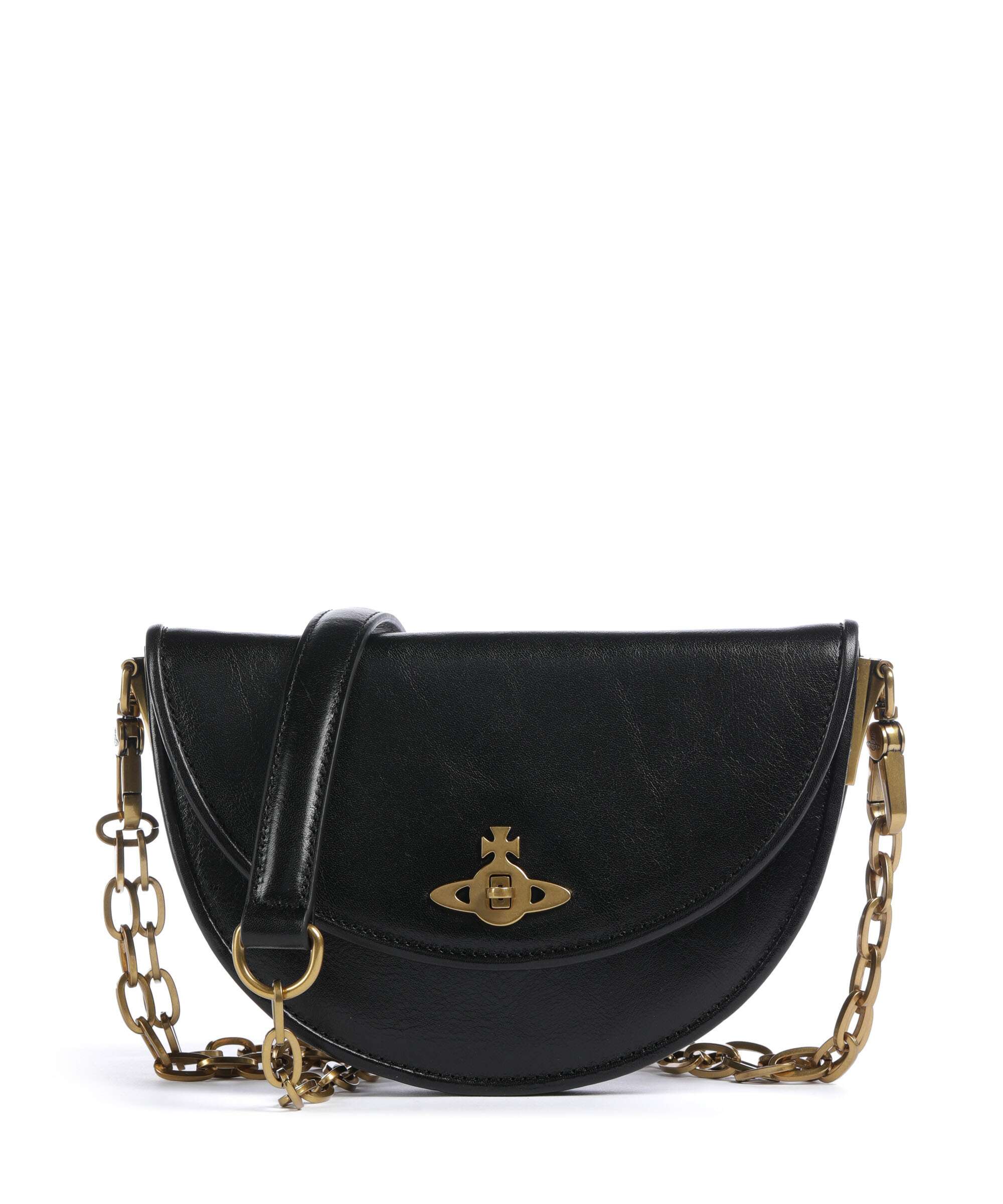 Vivienne Westwood Bonnie Polished Torba przez ramię black