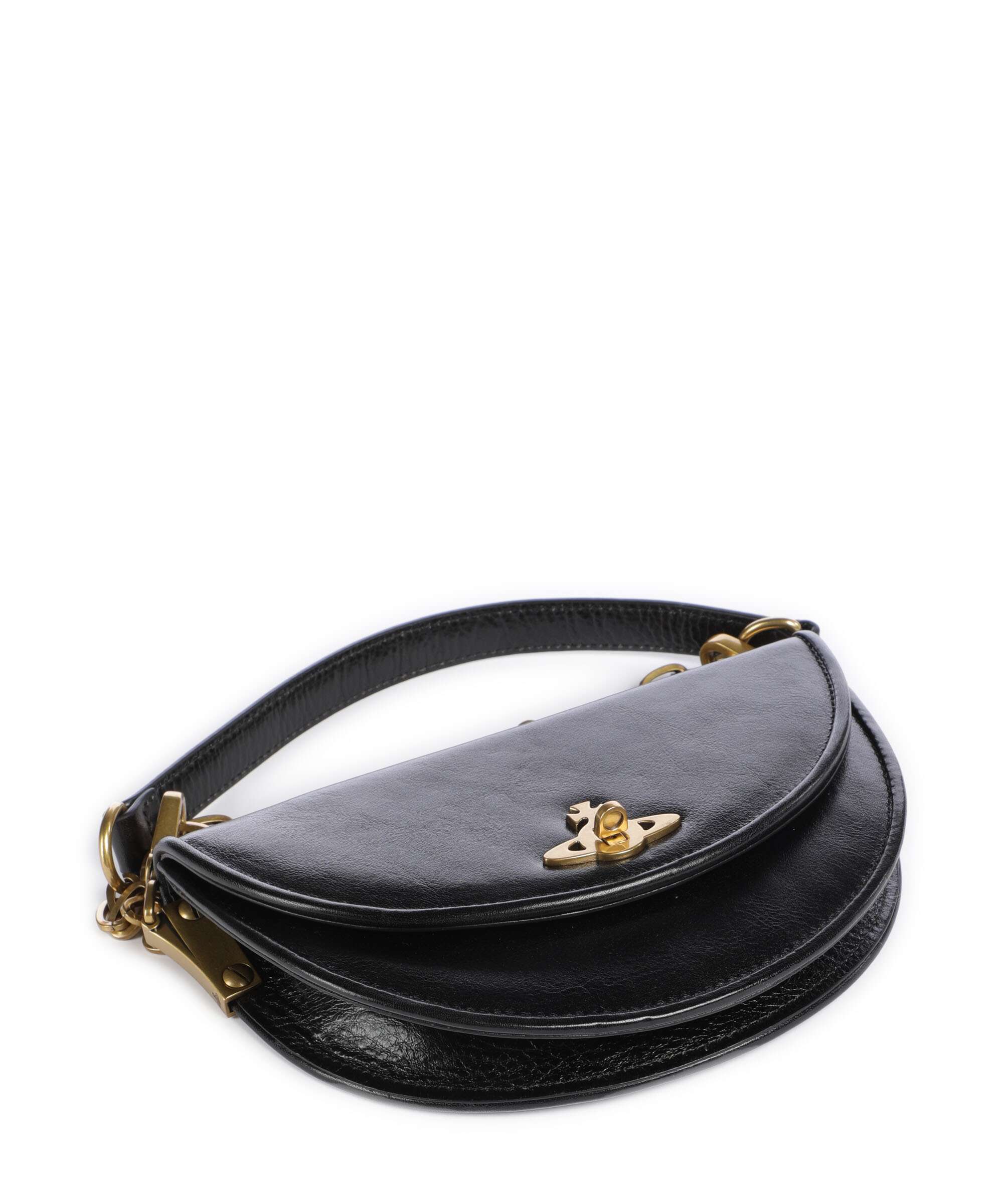Vivienne Westwood Bonnie Polished Torba przez ramię black - Image 5