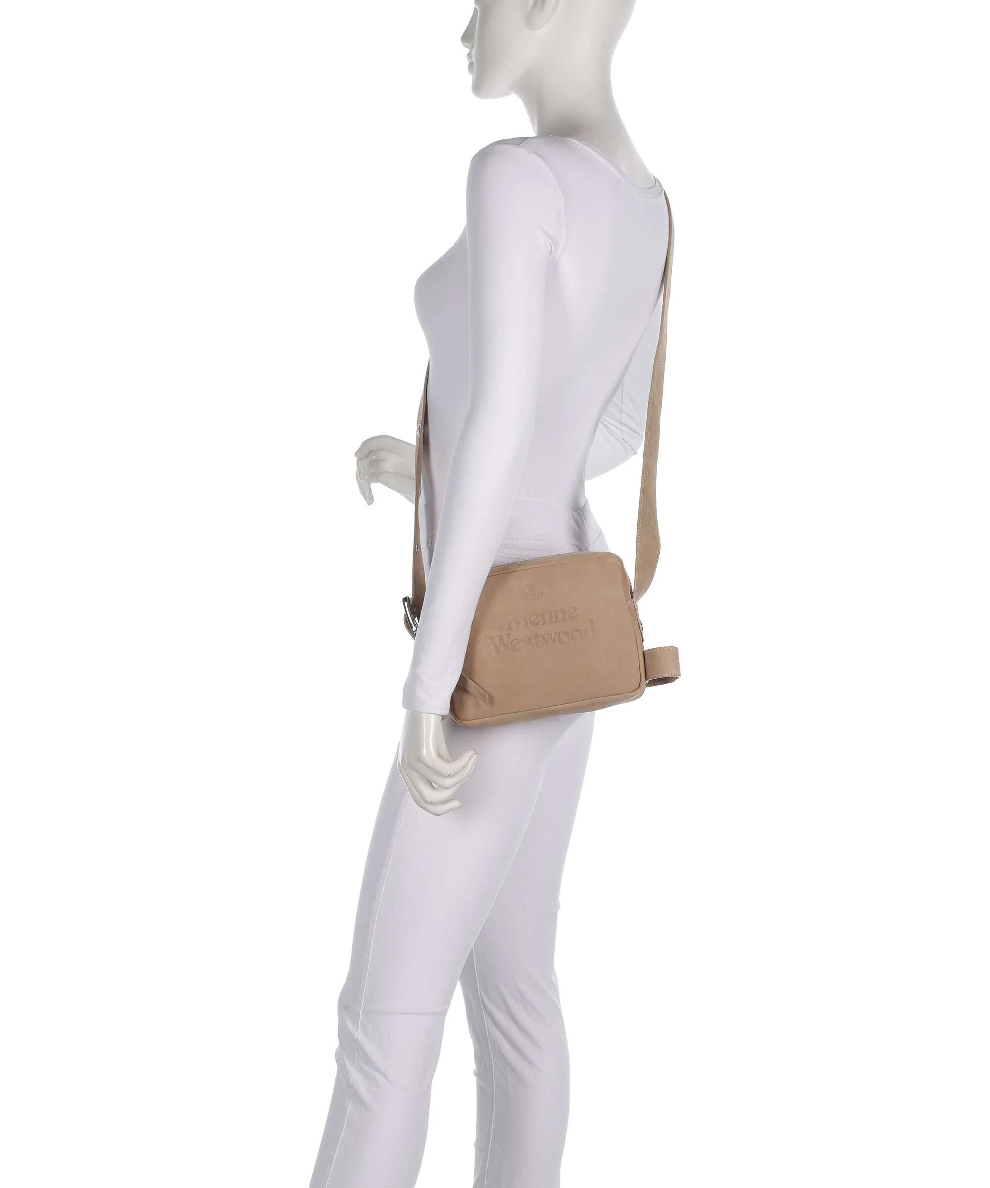 Vivienne Westwood Carrie Torba przez ramię beige - Image 3