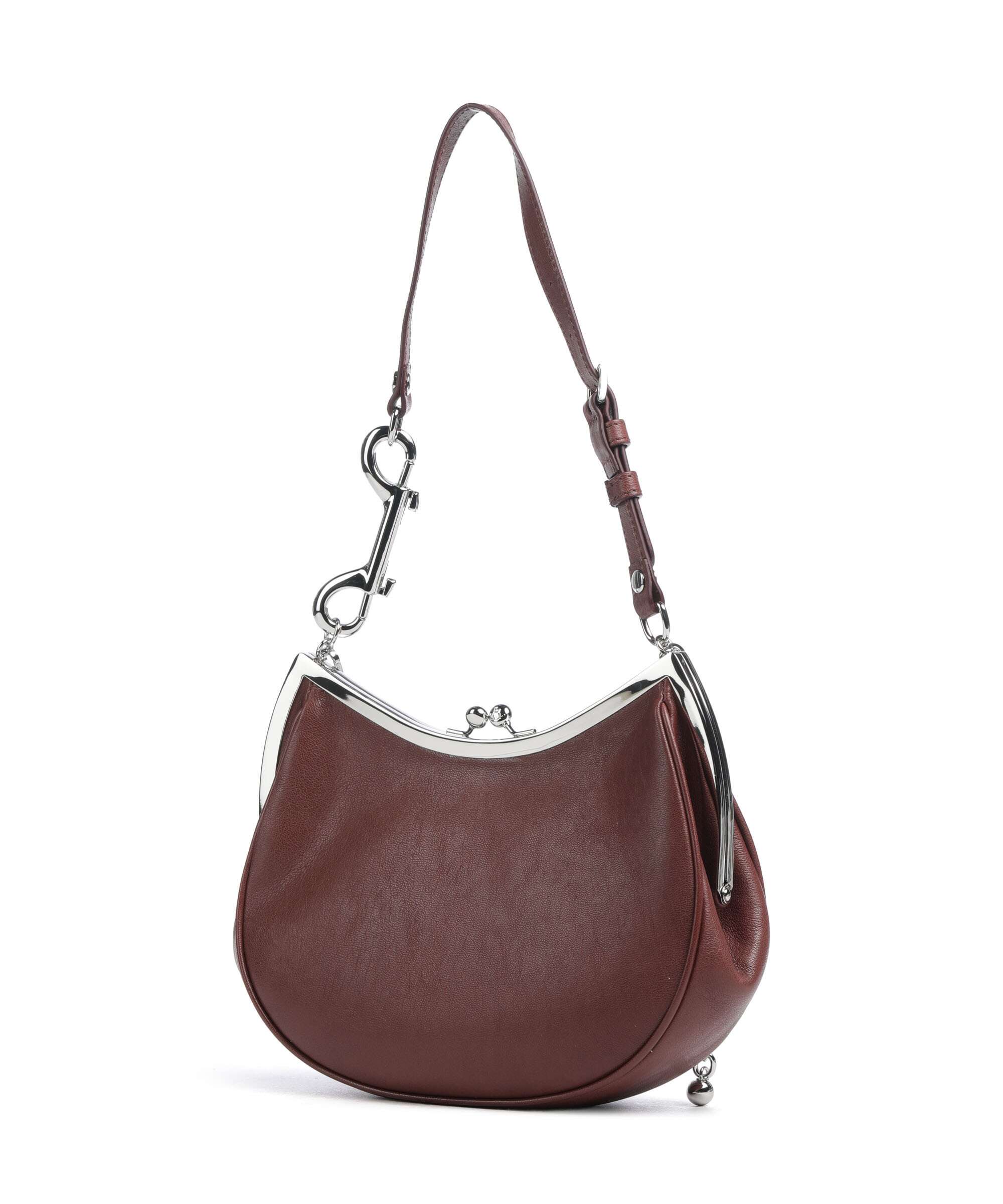 Vivienne Westwood Charm Frame Supple Torba na ramię chestnut - Image 2