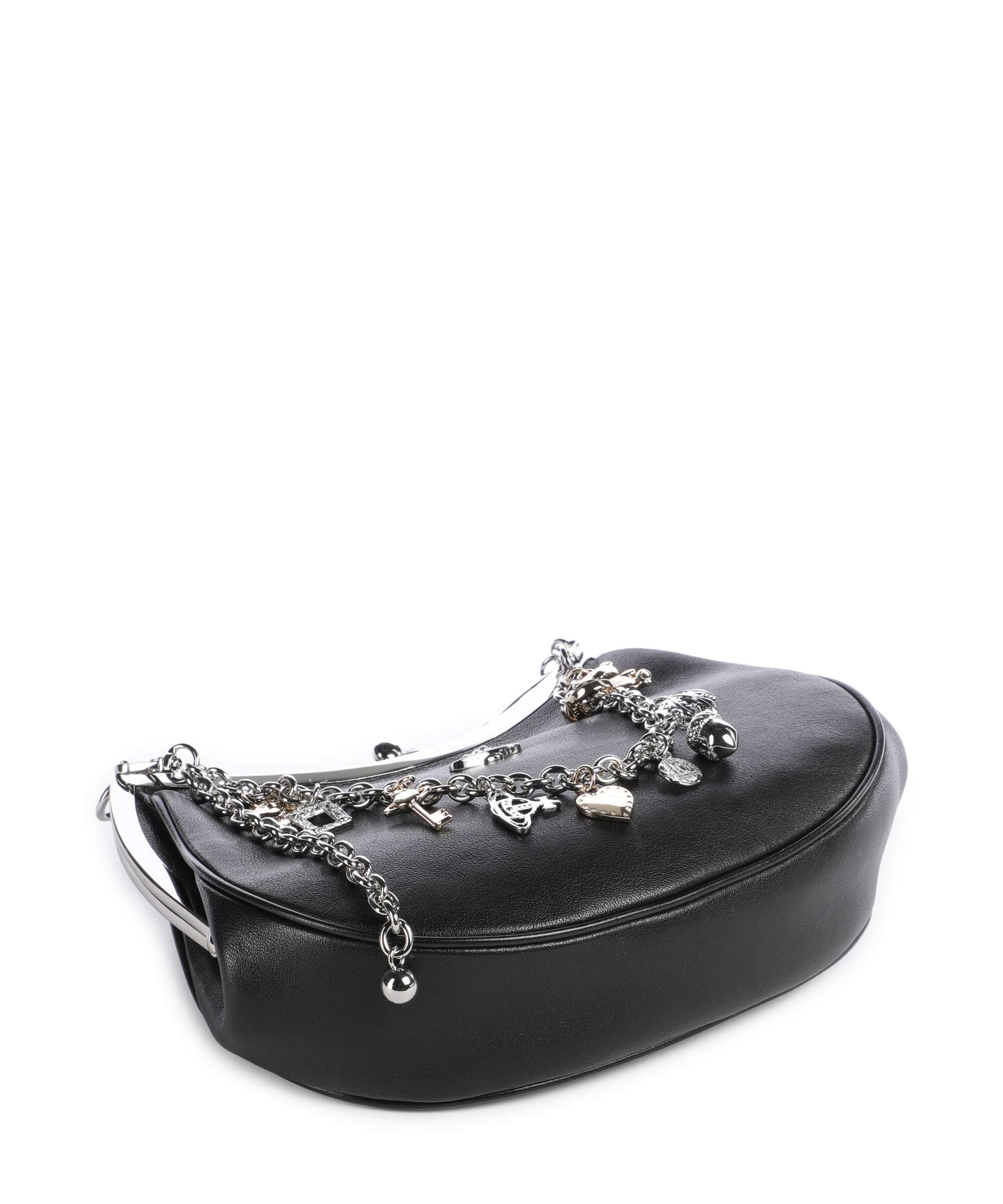 Vivienne Westwood Charm Frame Supple Torba na ramię black - Image 4