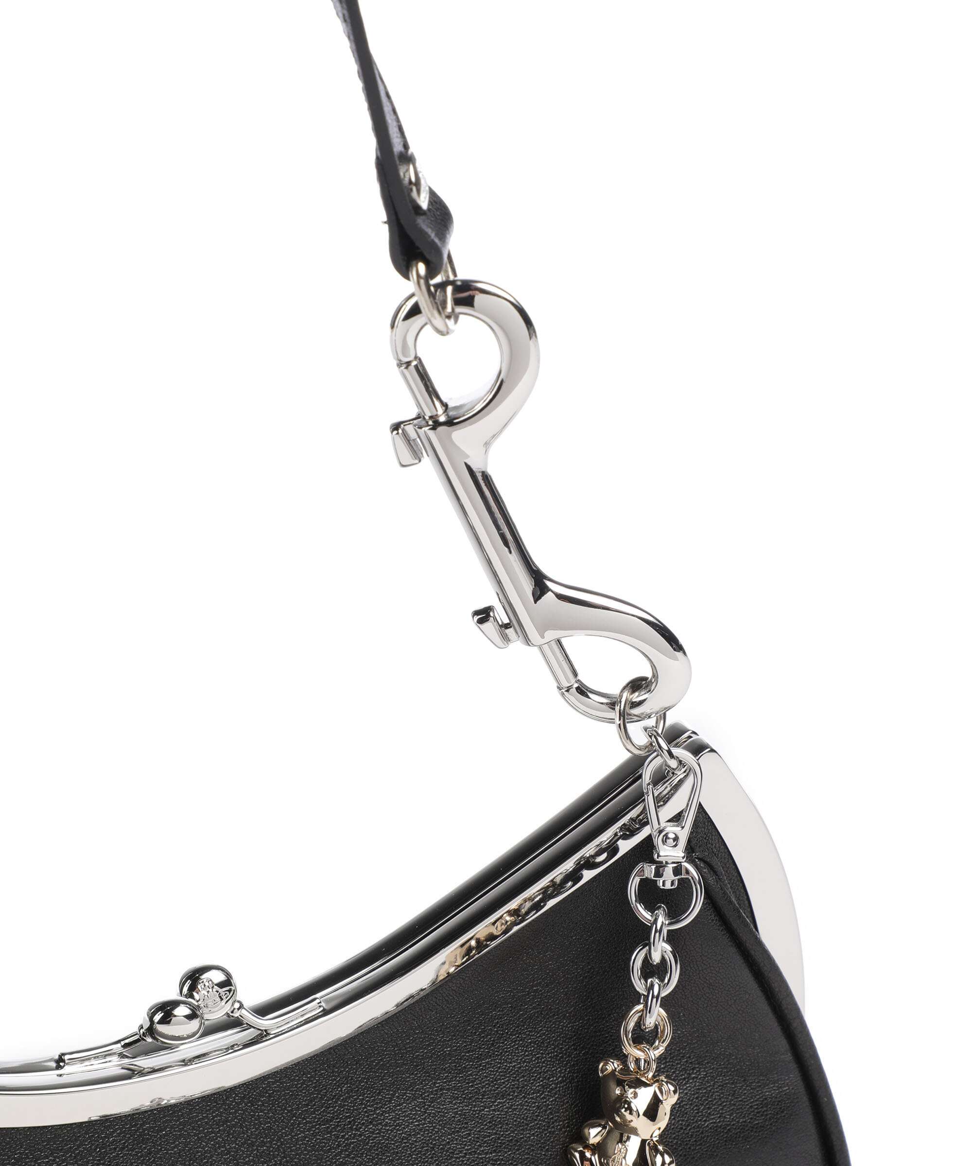 Vivienne Westwood Charm Frame Supple Torba na ramię black - Image 4