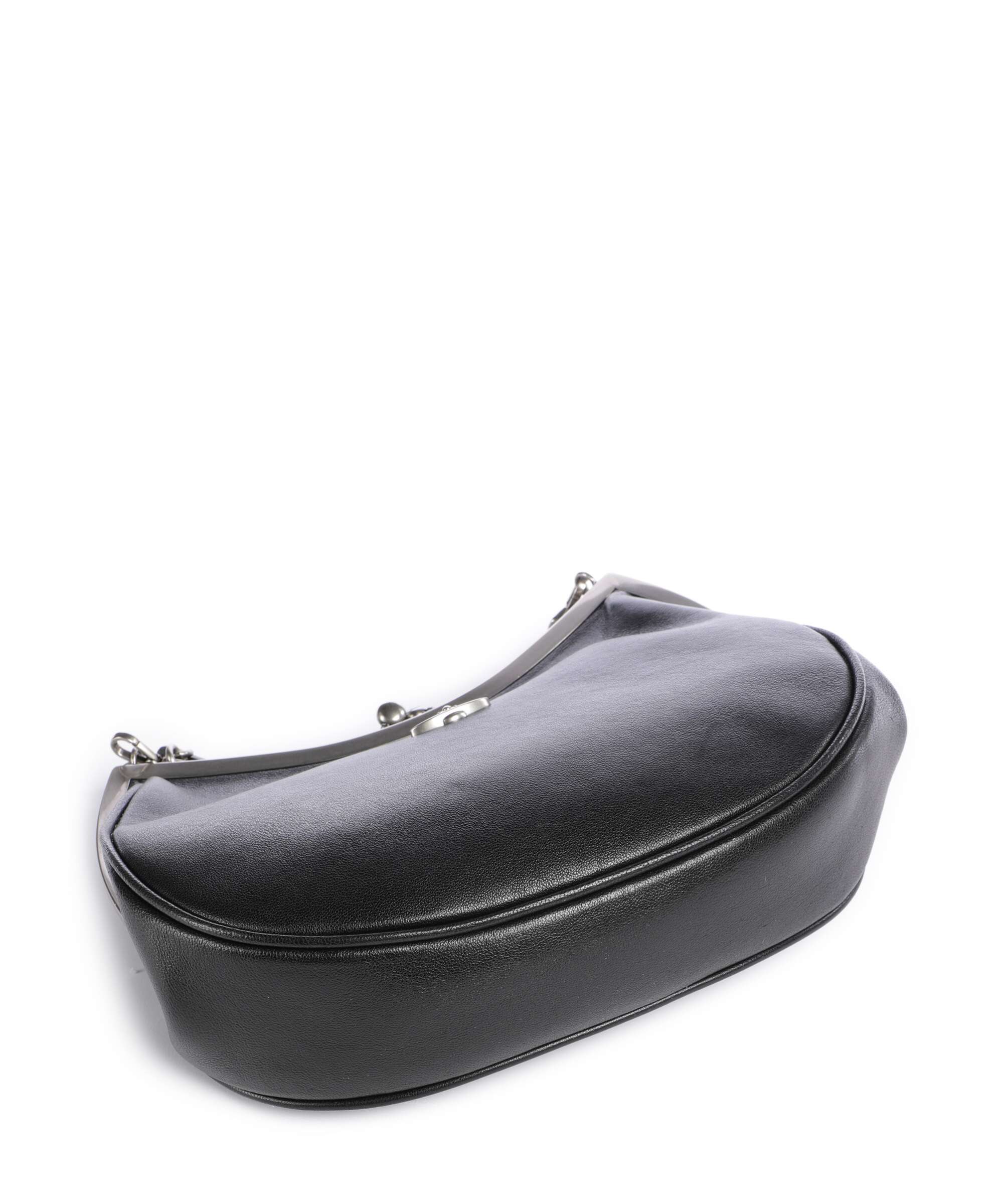 Vivienne Westwood Charm Frame Supple Torba na ramię black/dark silver - Image 5