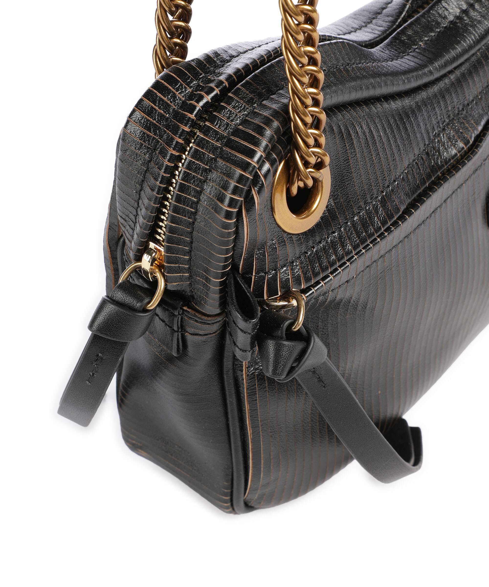 Vivienne Westwood Dolce Laser Line Medium Torba na ramię black/beige - Image 4