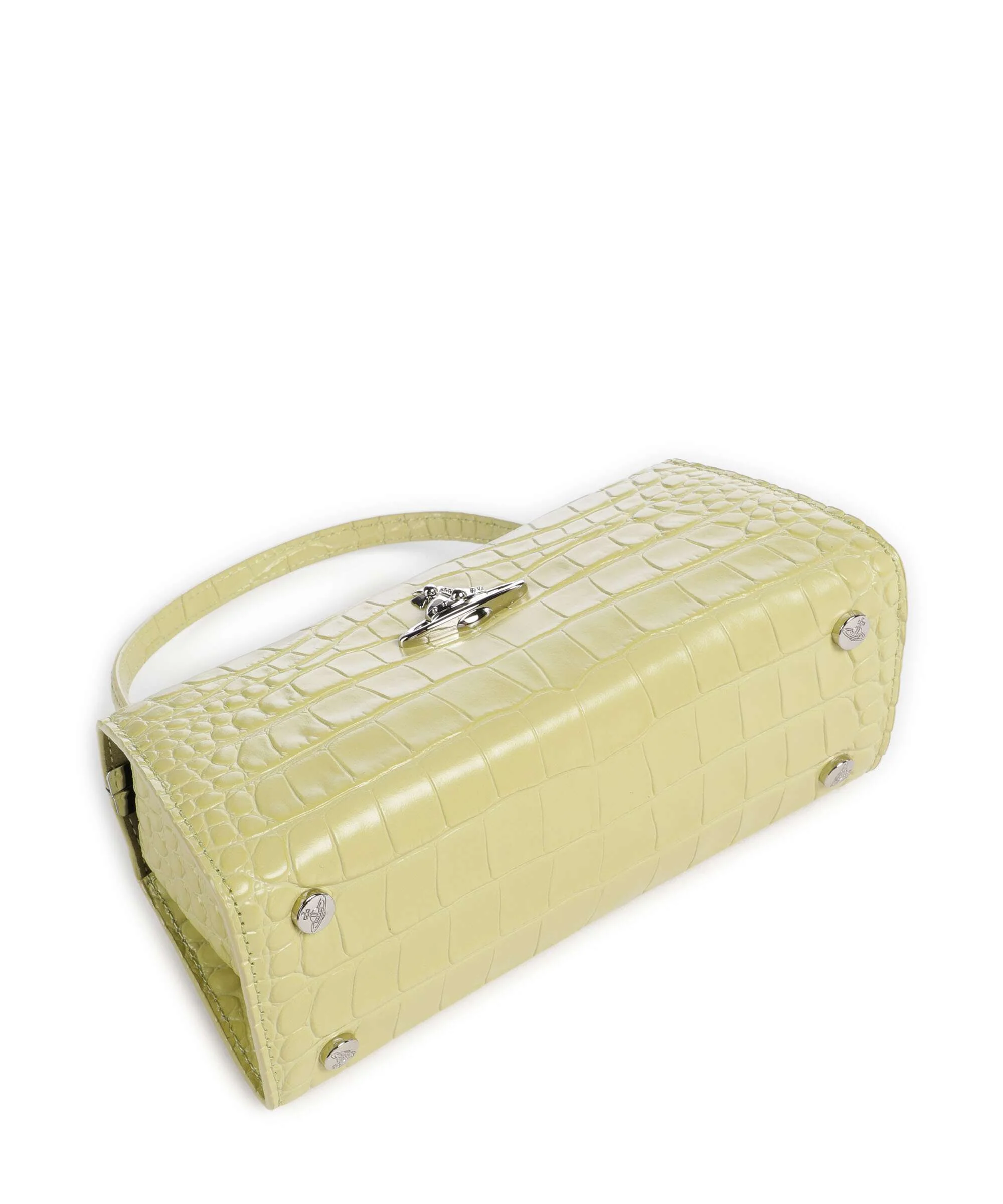 Vivienne Westwood Doll Frame Embossed Croc XL Torebka lime green - Image 5