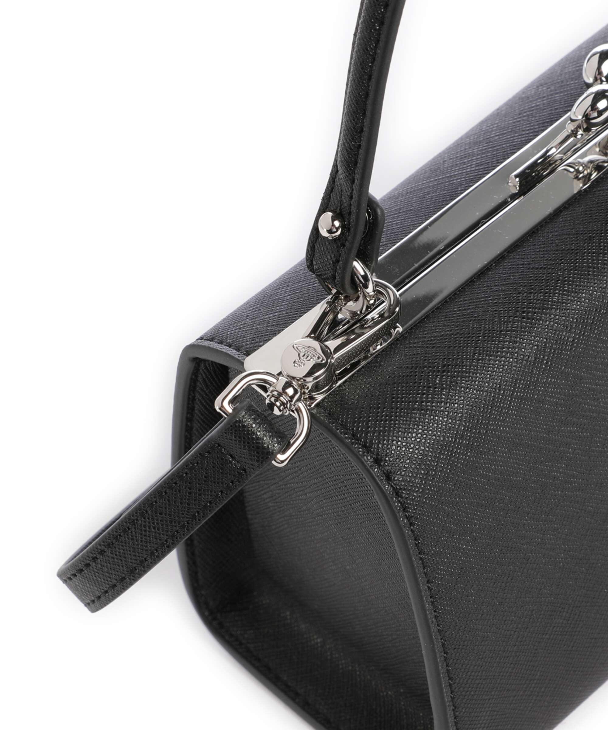 Vivienne Westwood Doll Frame Saffiano XL Torebka black - Image 4