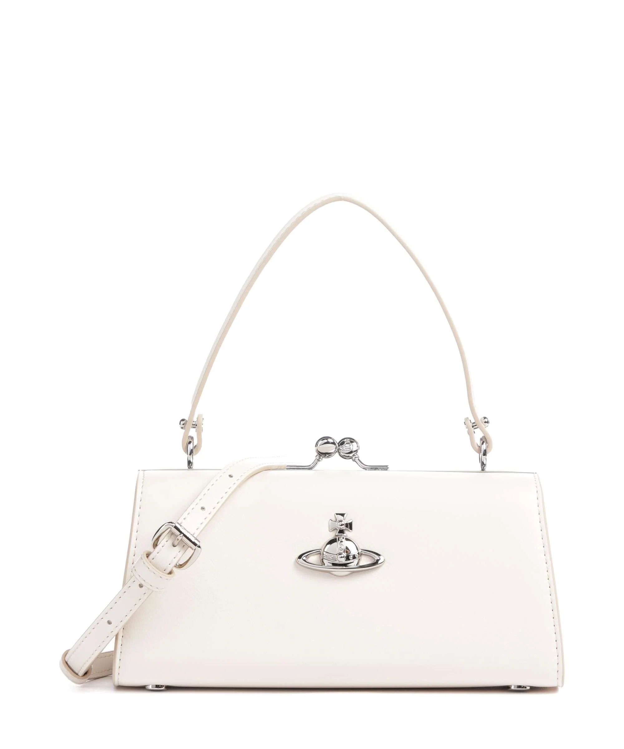 Vivienne Westwood Doll Frame Smooth XL Torebka white