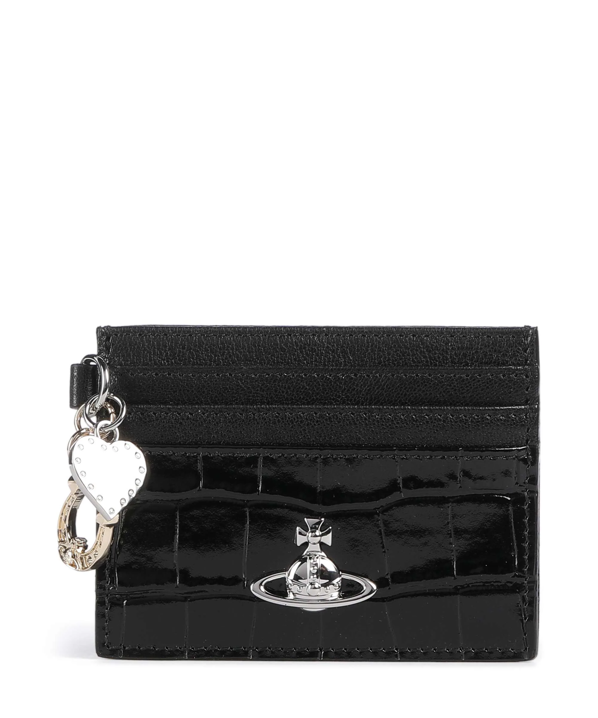 Vivienne Westwood Embossed Croc Etui na karty kredytowe black