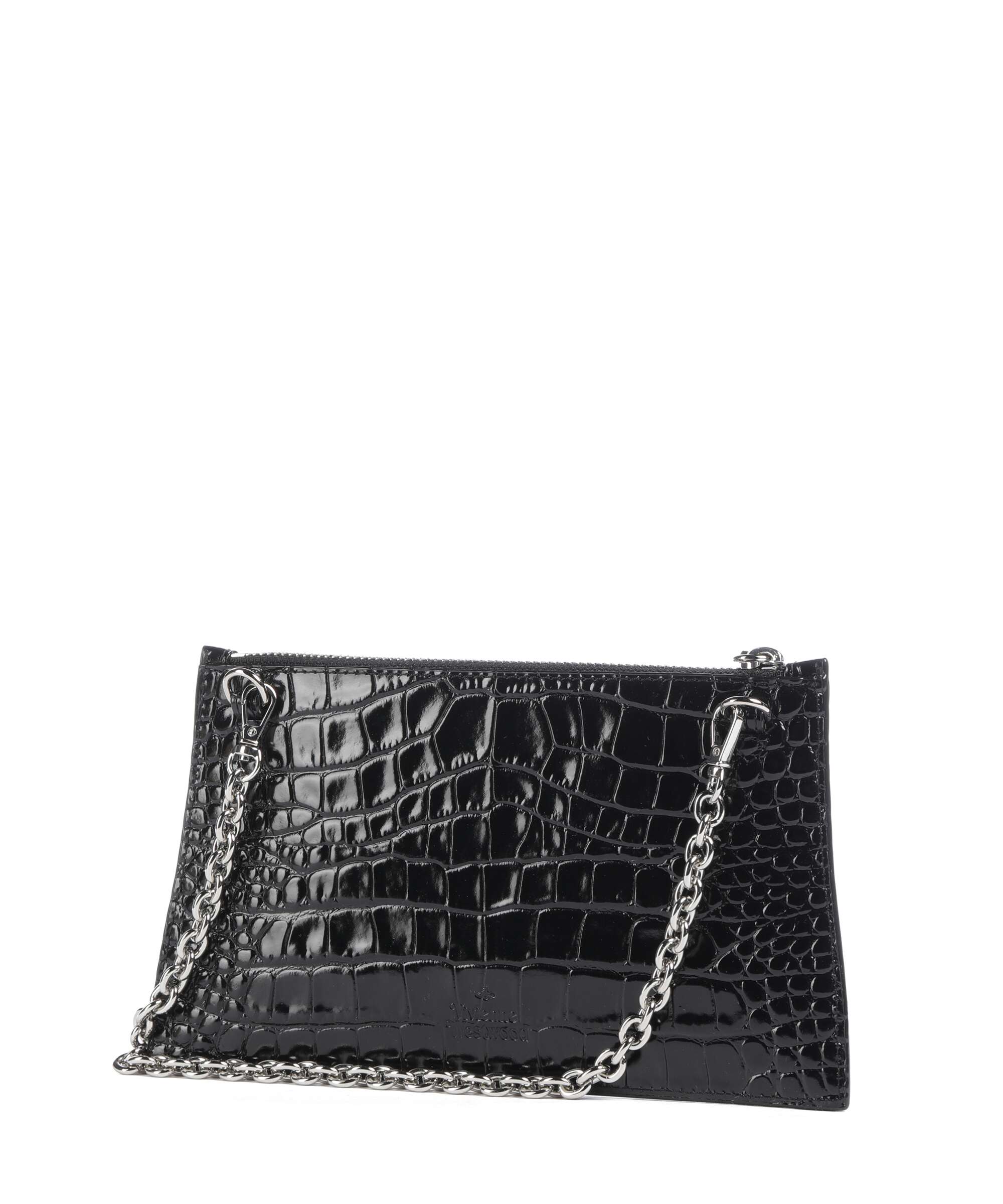 Vivienne Westwood Embossed Croc Small Kopertówka black - Image 2