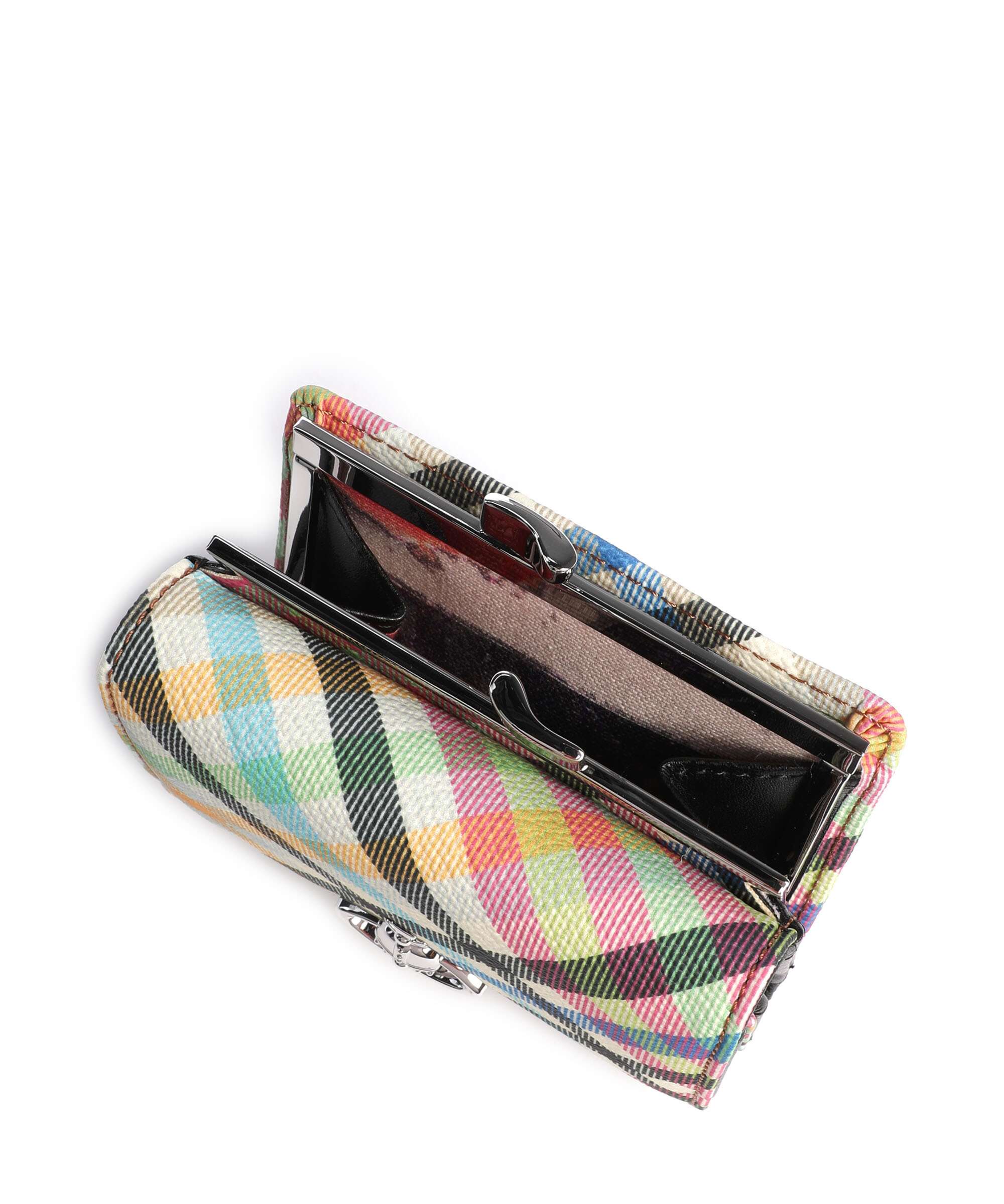 Vivienne Westwood Frame Buccia D'Arancia Small Portfel heather plaid - Image 3