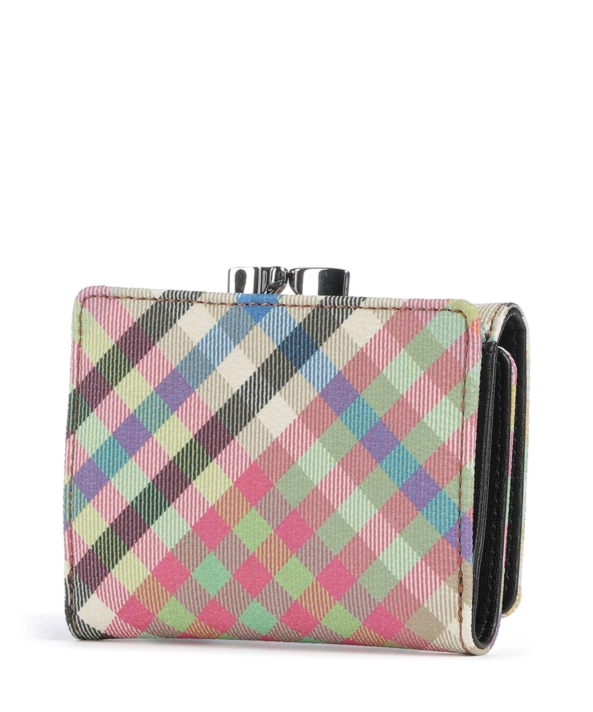 Vivienne Westwood Frame Buccia D'Arancia Small Portfel heather plaid - Image 4