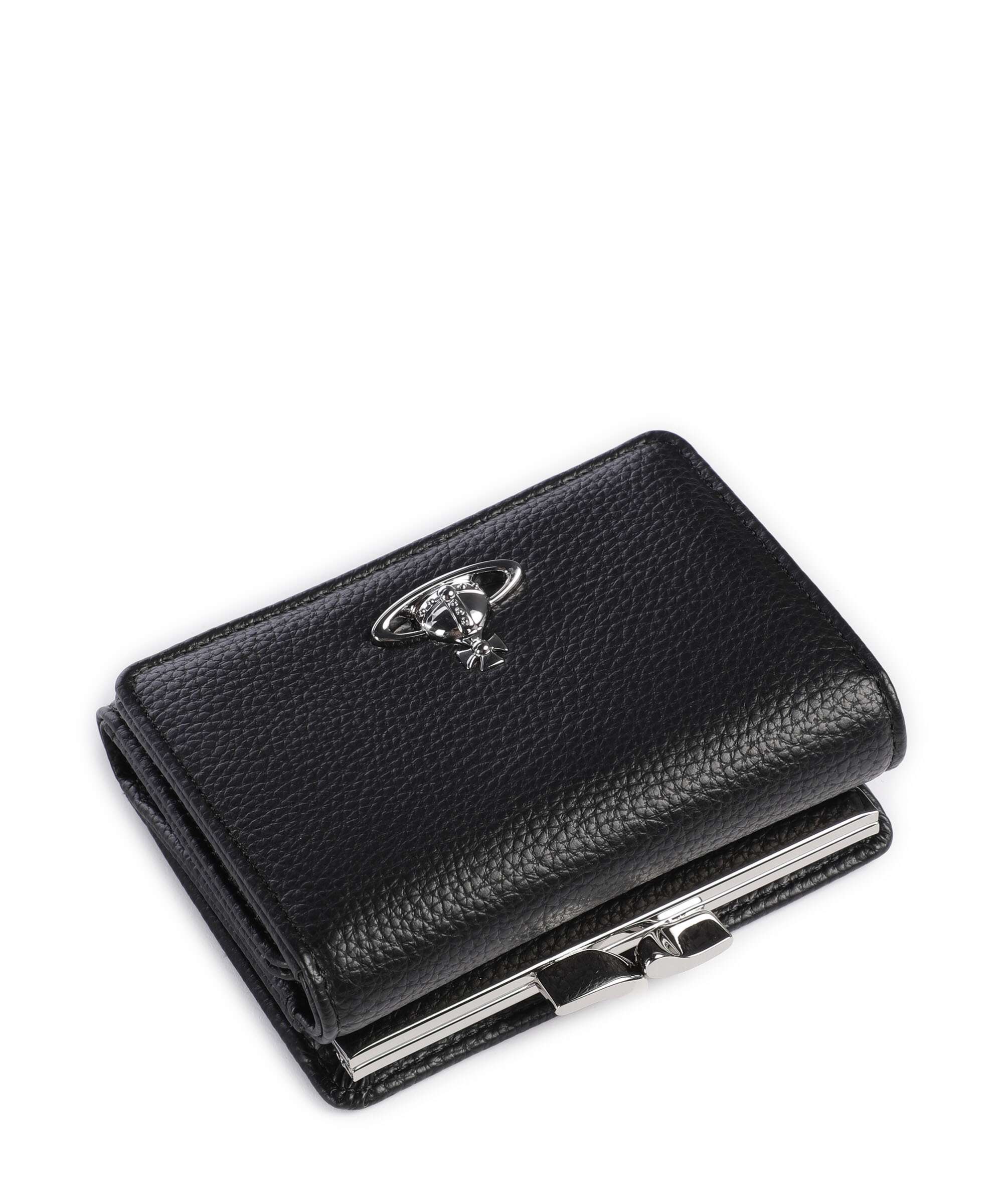 Vivienne Westwood Frame Grain Small Portfel black - Image 5