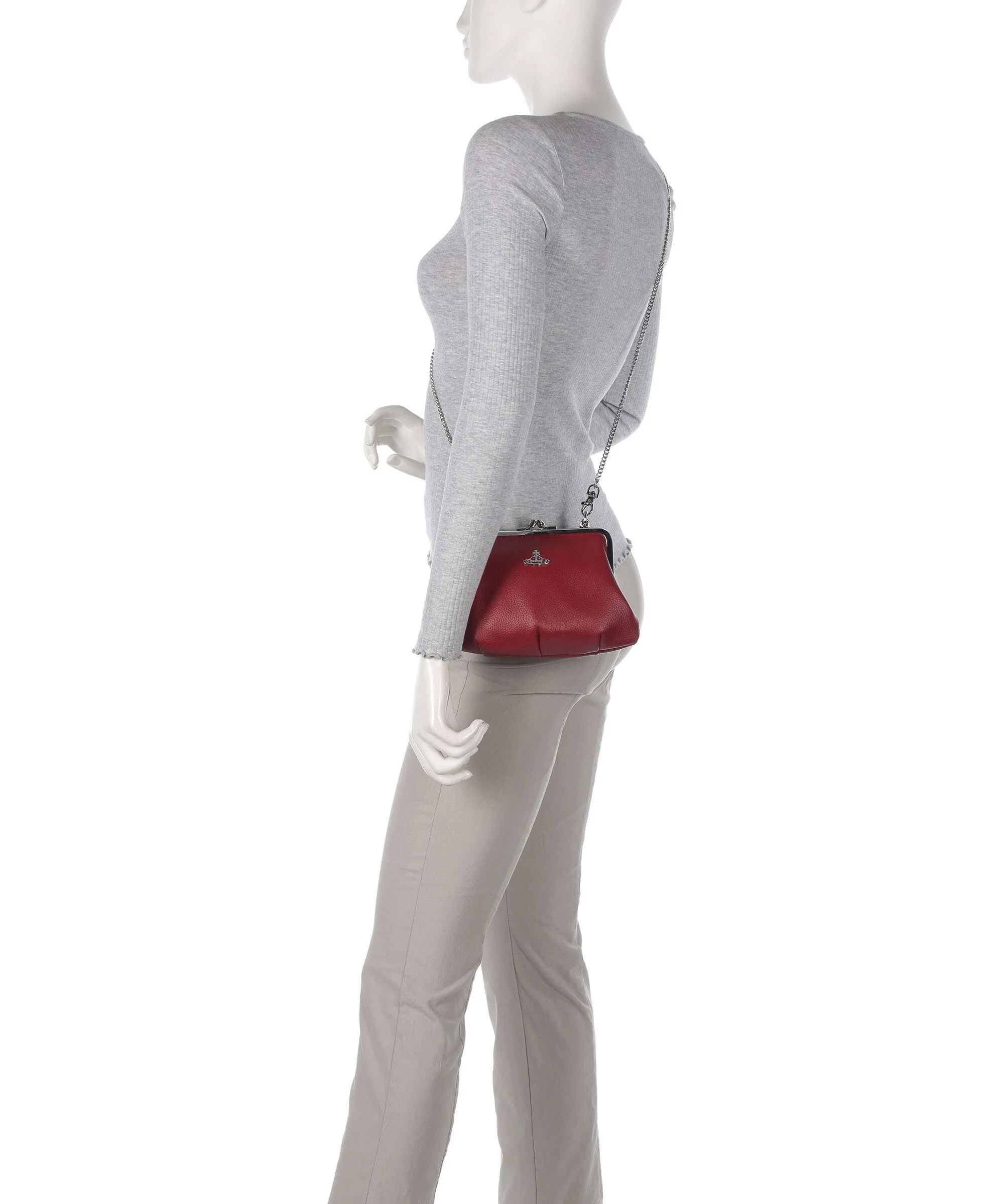 Vivienne Westwood Granny Frame Grain Torba przez ramię red - Image 3