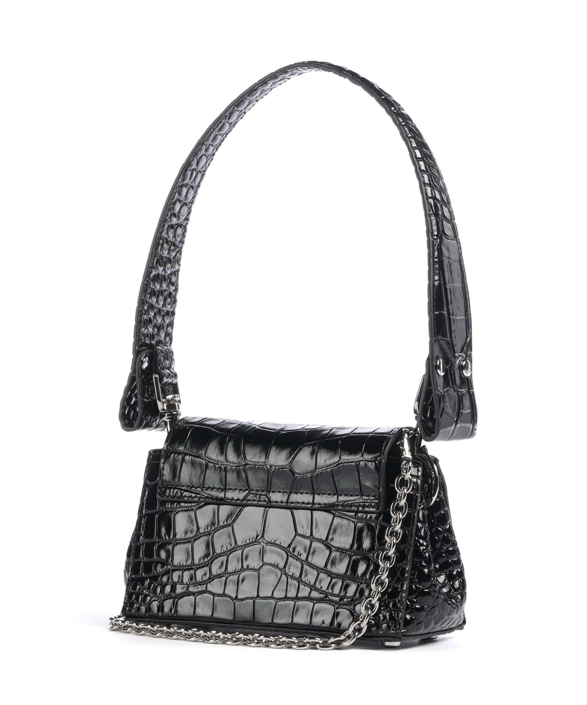 Vivienne Westwood Hazel Embossed Croc Small Torba na ramię black - Image 2