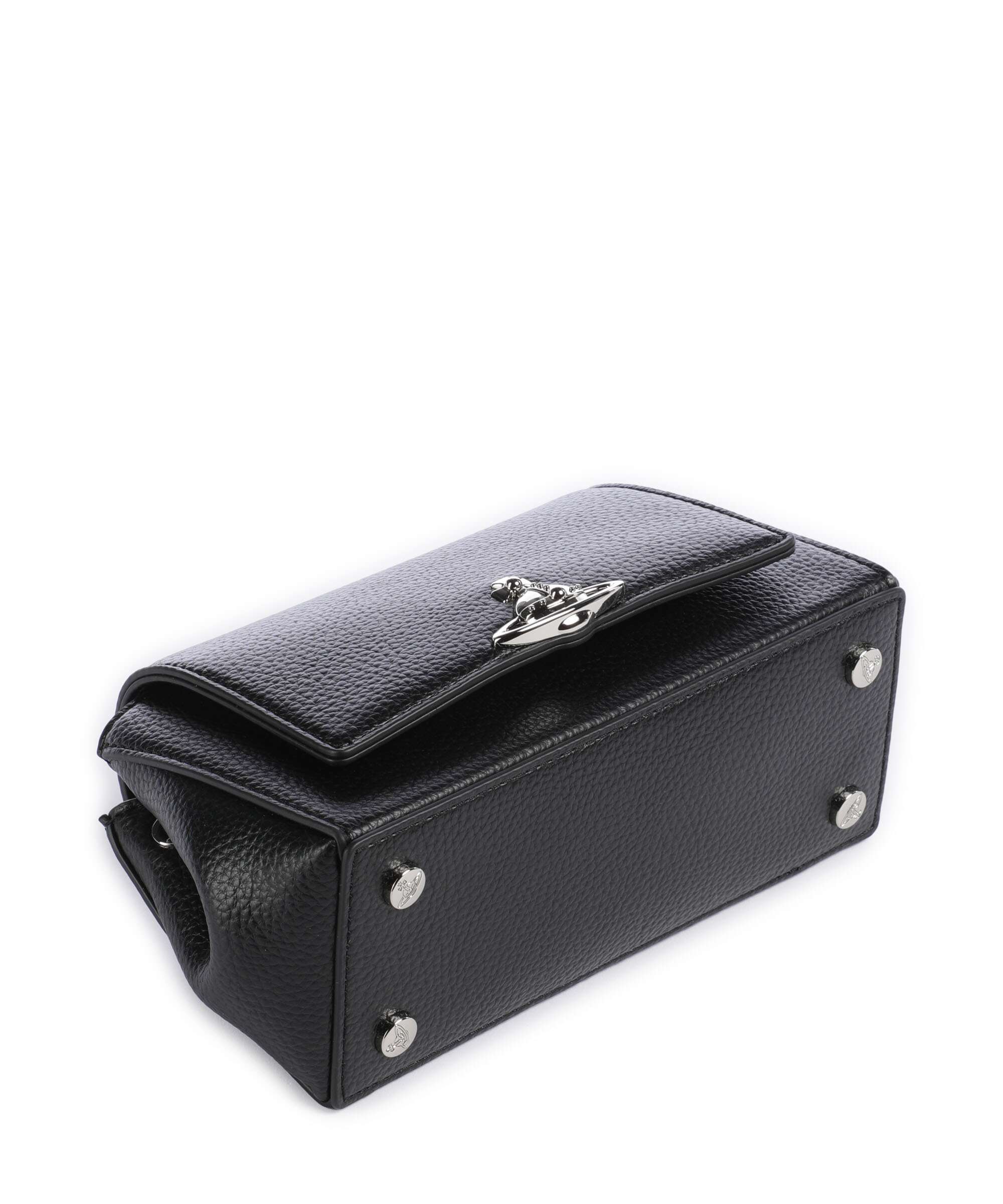Vivienne Westwood Hazel Grain Small Torba na ramię black - Image 5
