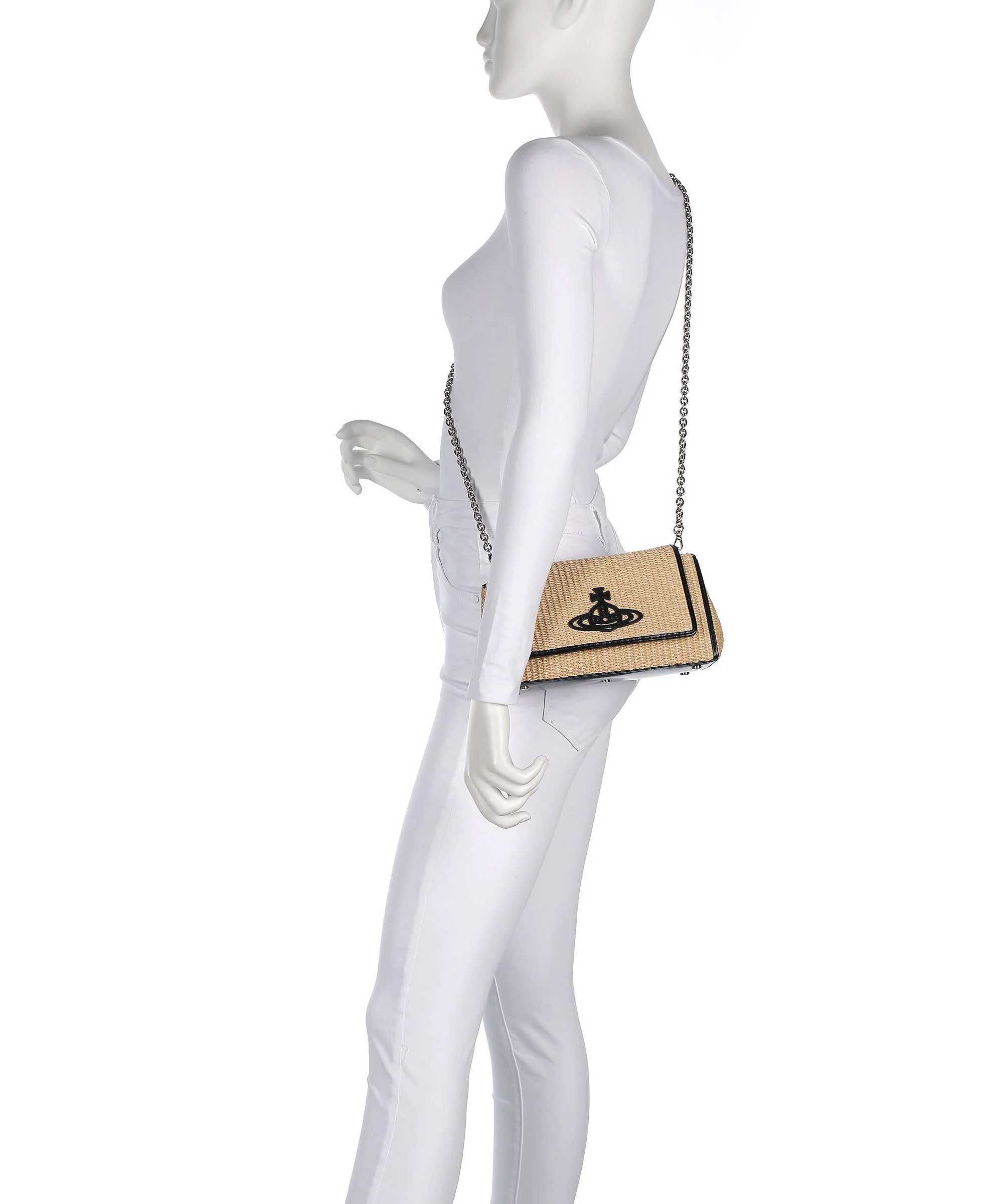 Vivienne Westwood Hazel Medium Torba na ramię natural - Image 4