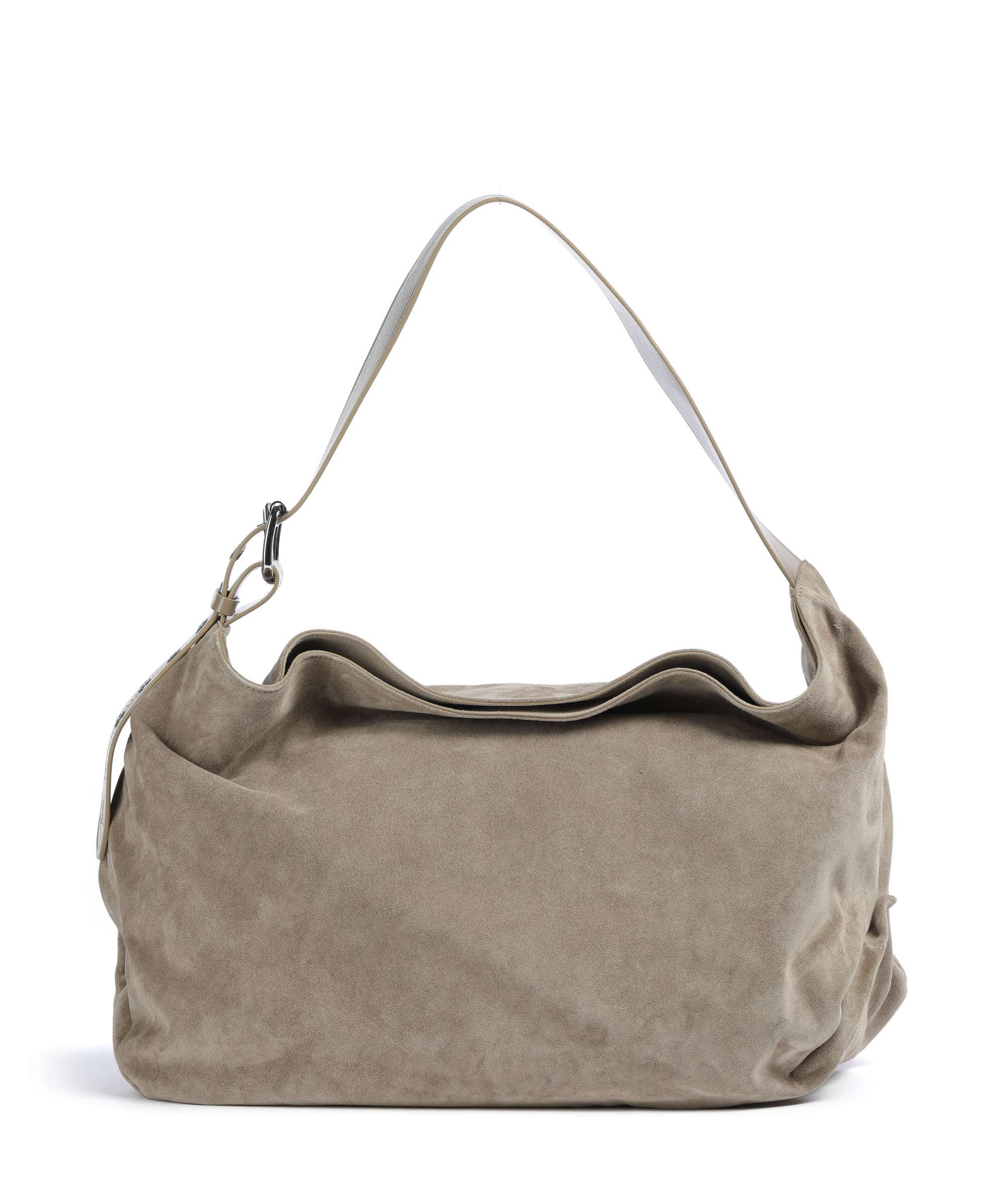 Vivienne Westwood Maxime Suede Large Torebka worek stone