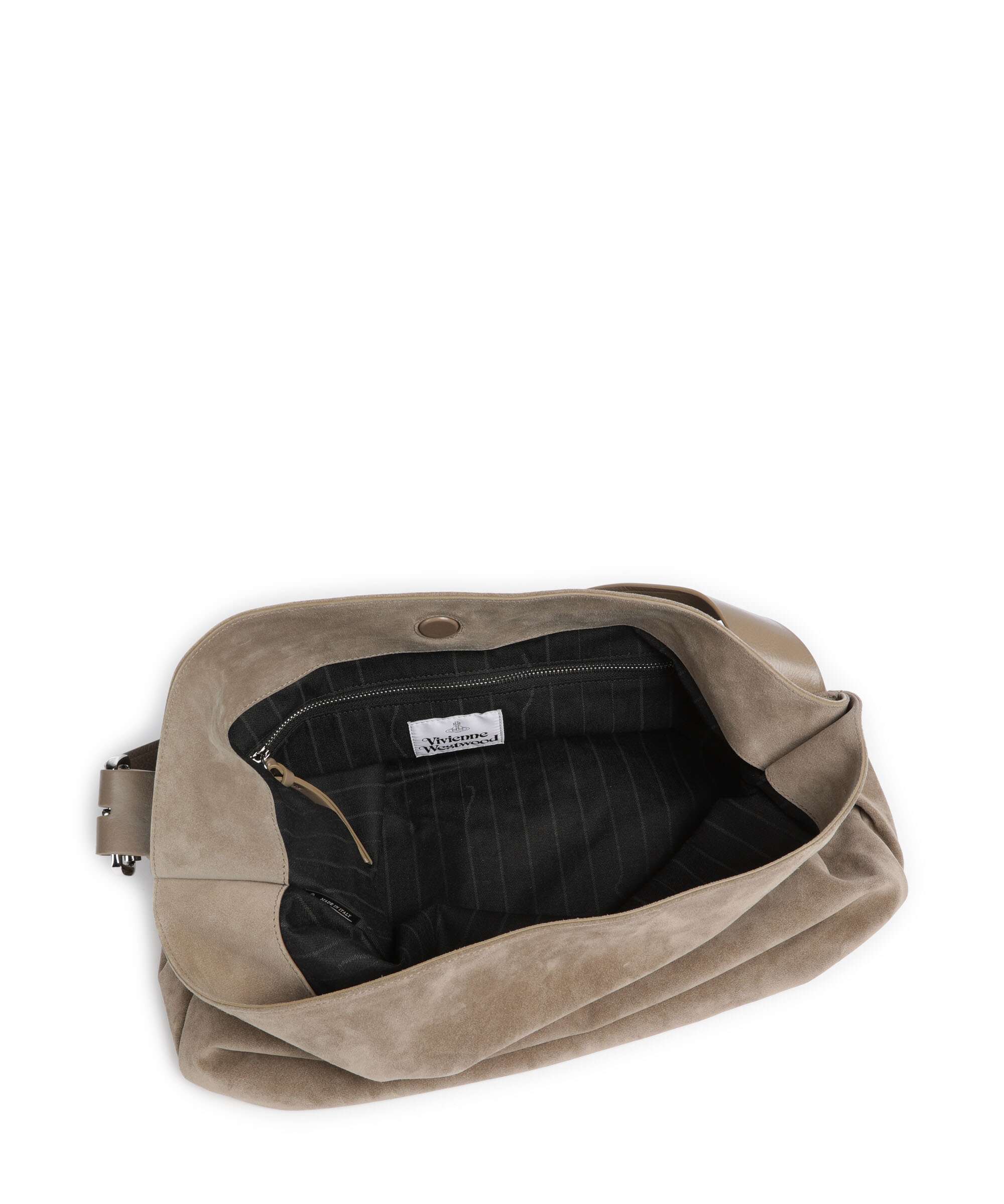 Vivienne Westwood Maxime Suede Large Torebka worek stone - Image 6