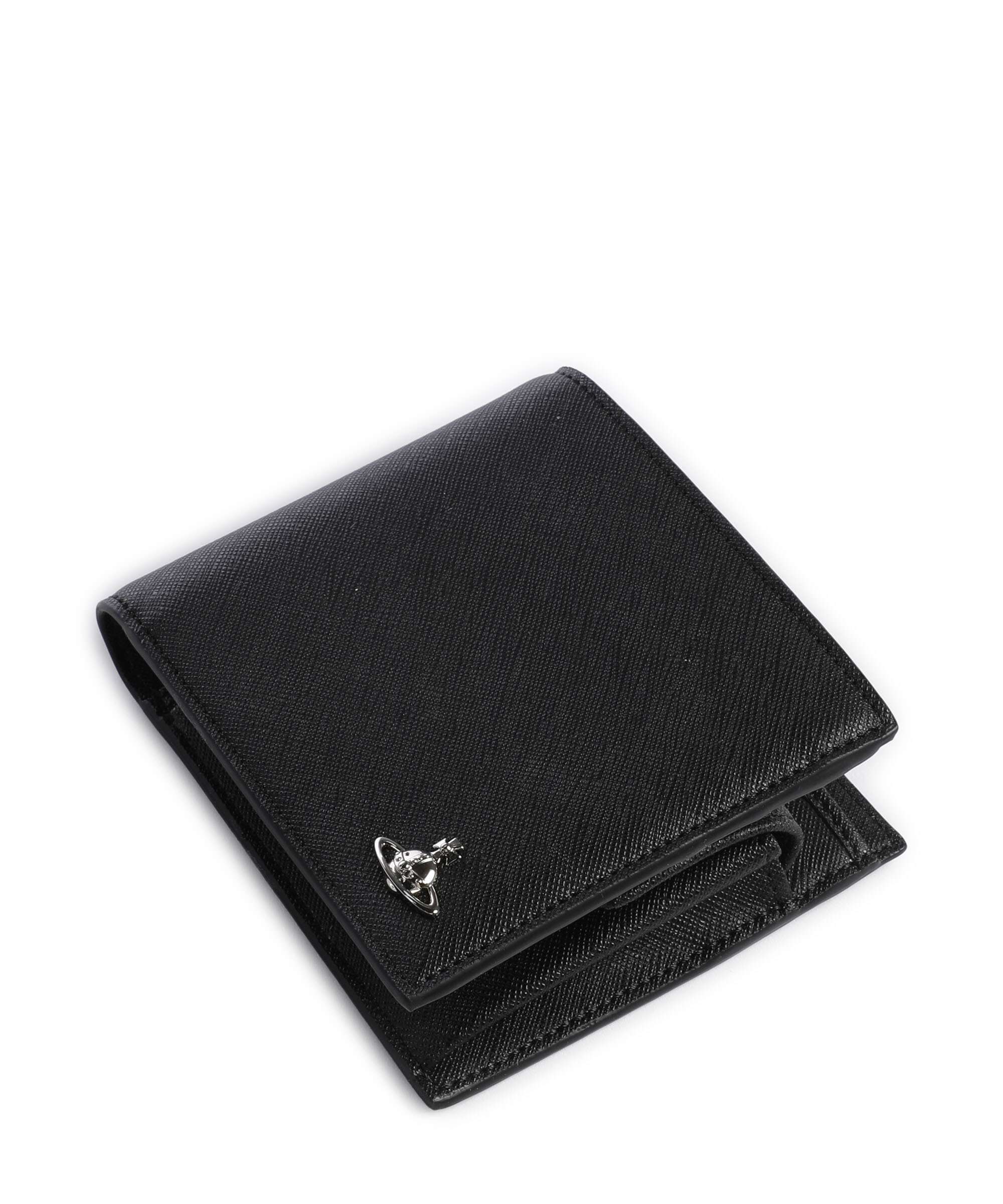 Vivienne Westwood Saffiano Plain Portfel black - Image 4