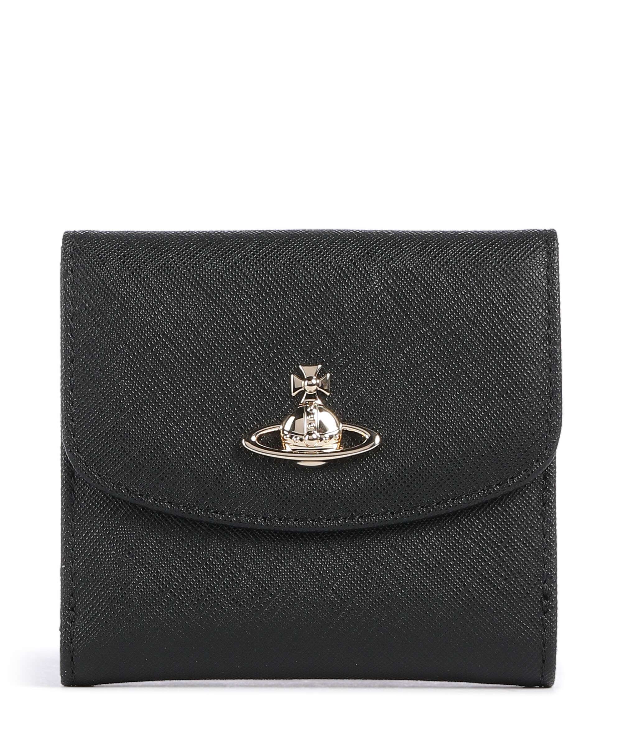 Vivienne Westwood Saffiano Small Portfel black