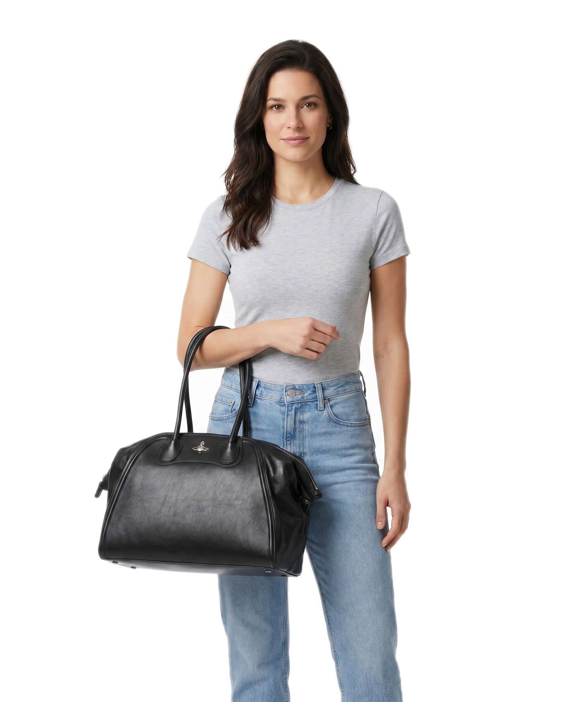 Vivienne Westwood Shirley Supple Torba na zakupy black - Image 3