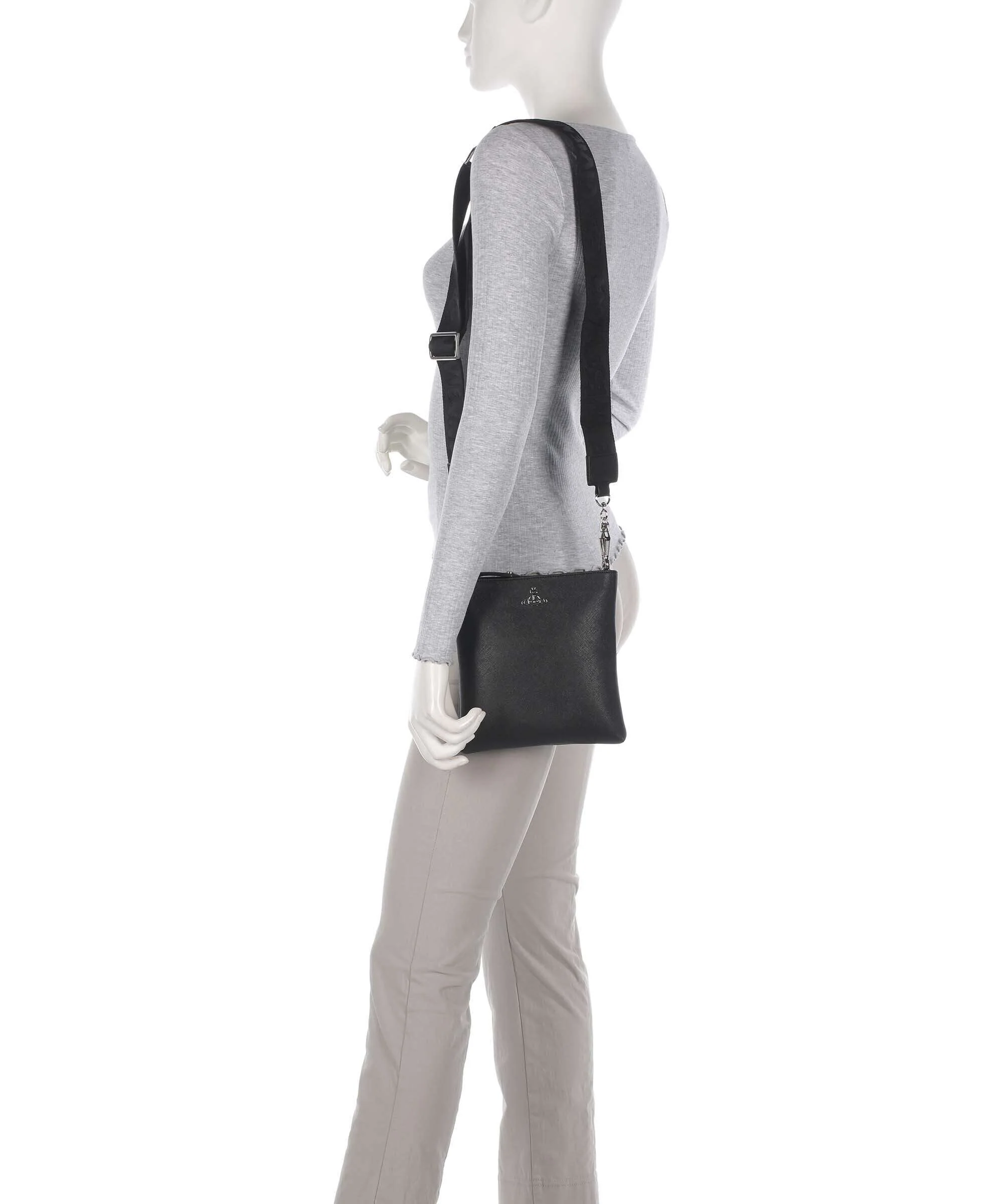 Vivienne Westwood Squire Square Saffiano Torba przez ramię black - Image 3
