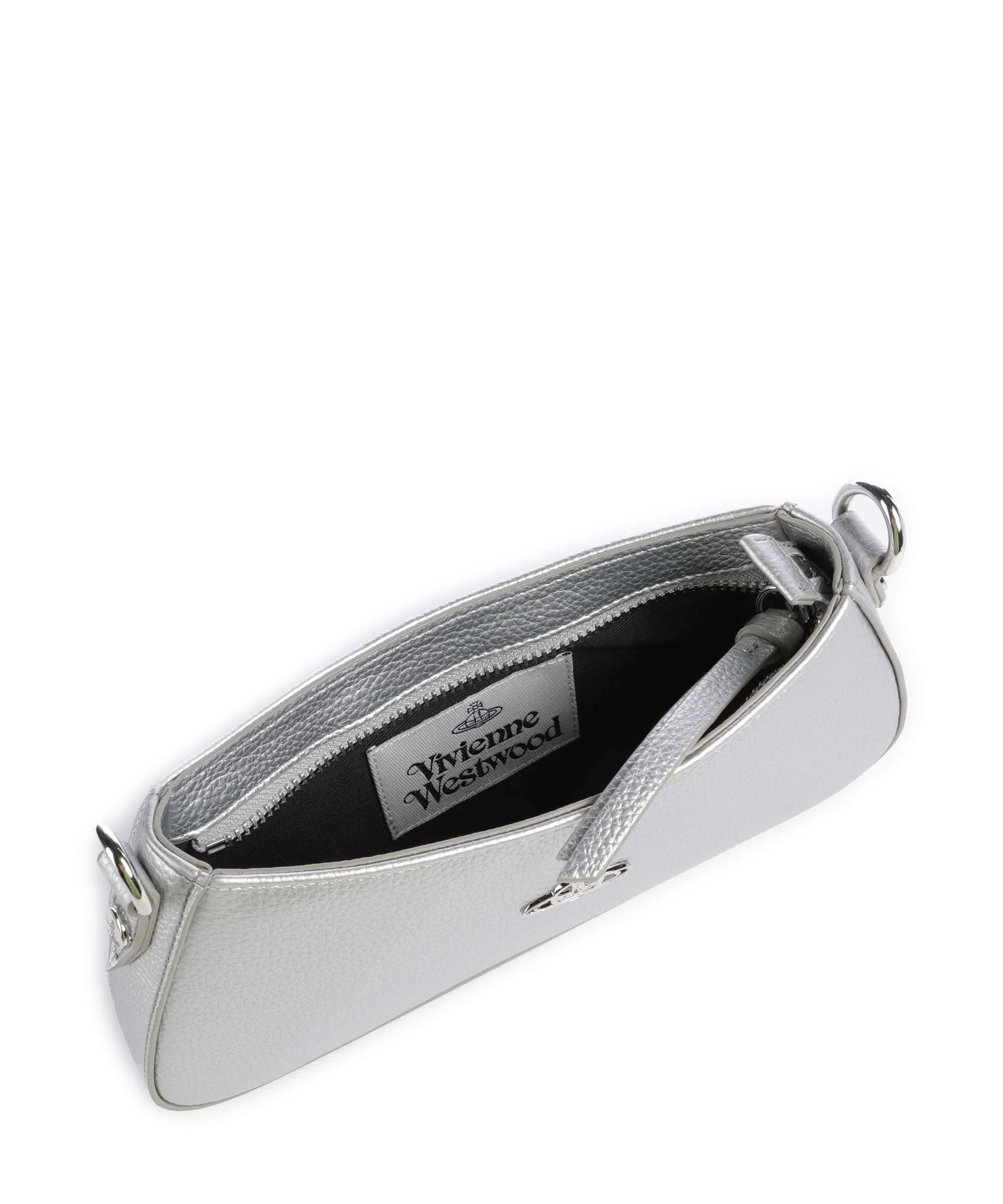 Vivienne Westwood Tasha Grain Torba na ramię silver - Image 5