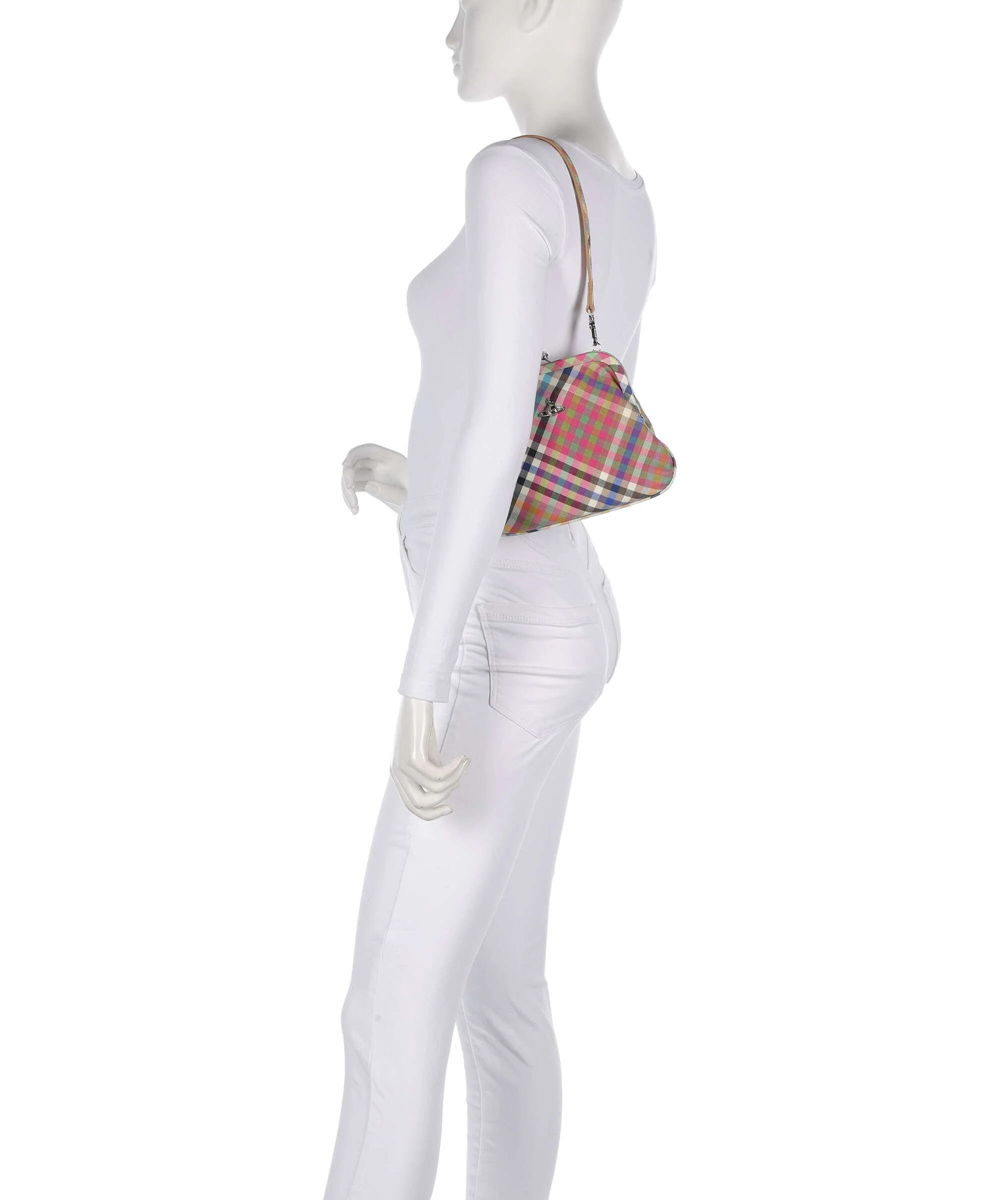 Vivienne Westwood Vivienne Heather Check Torba na ramię multicolour - Image 3