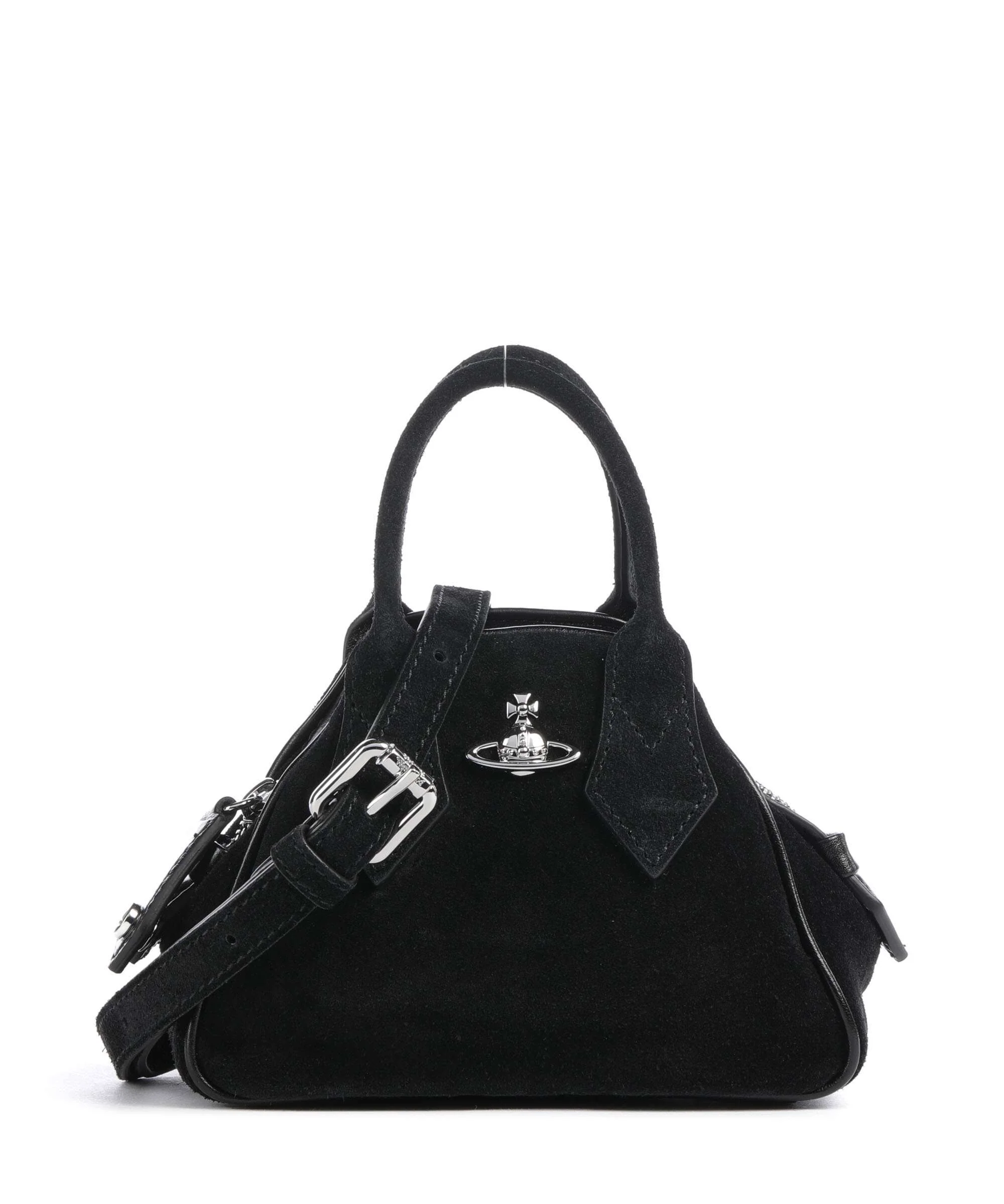 Vivienne Westwood Yasmine Suede Mini Torba przez ramię black