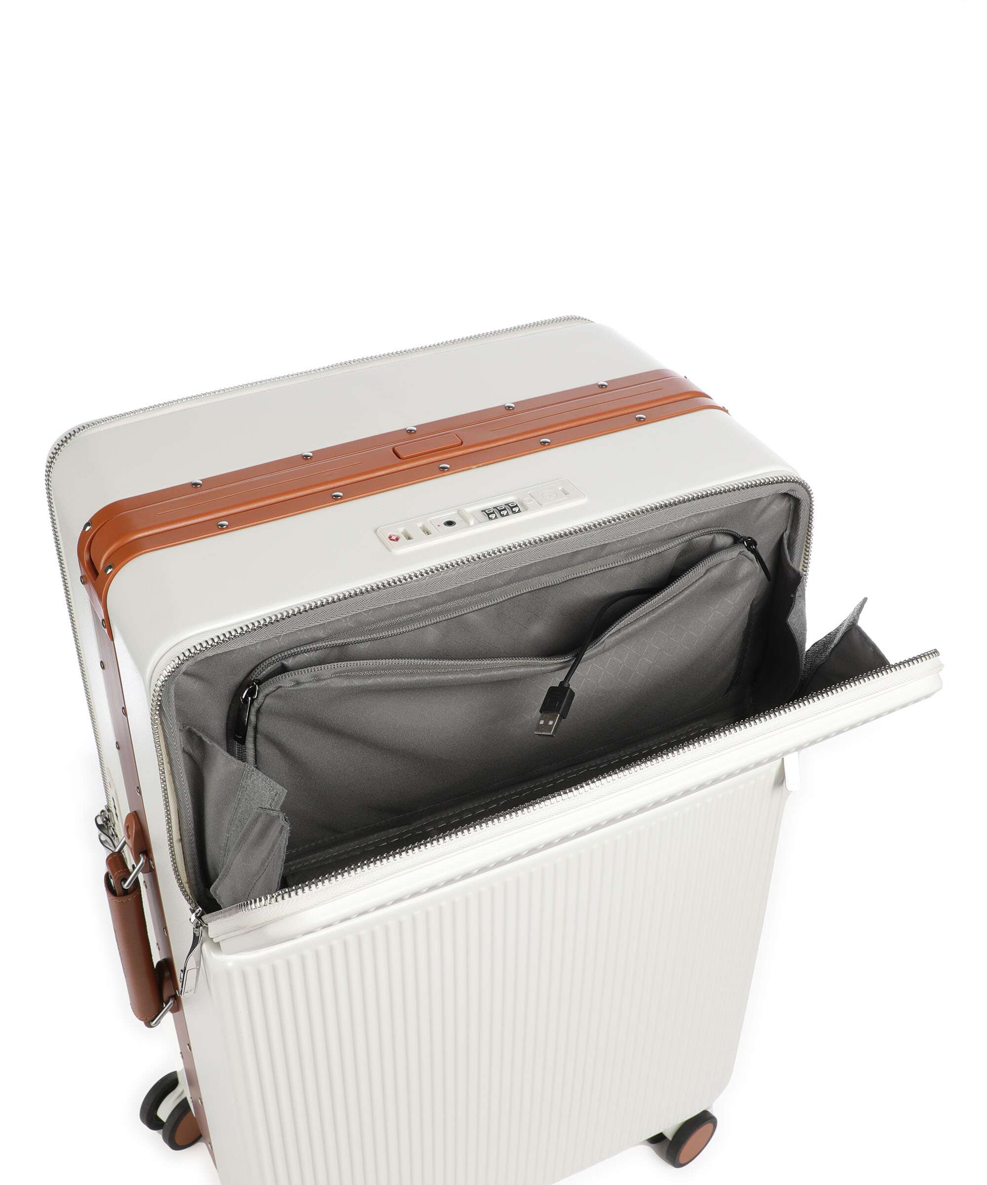 Vocier Elevate Pro Tech E64 Walizka na 4 kołach white - Image 3