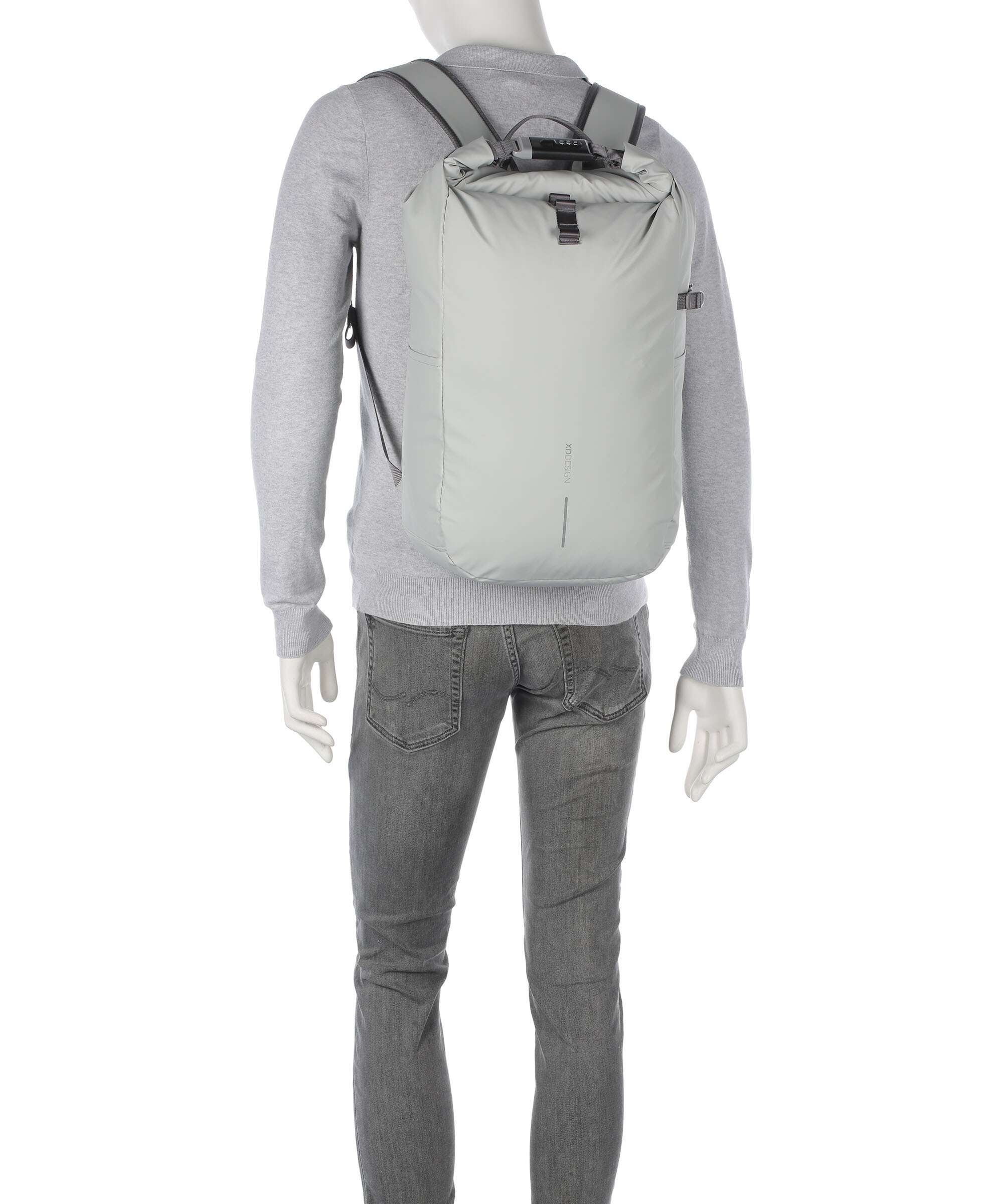 XD Design Urban Plecak z rolowanym zamknięciem offwhite - Image 4