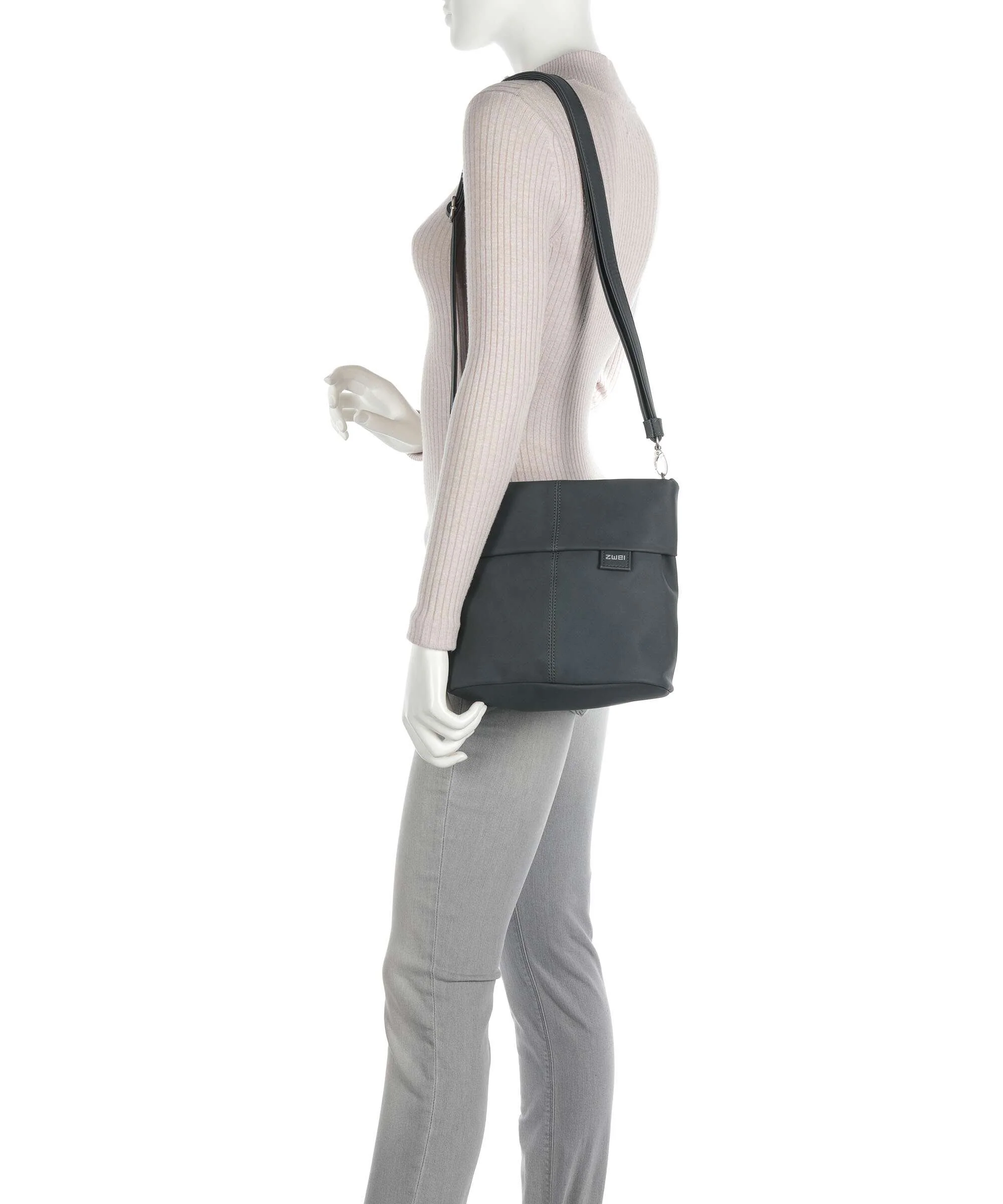 Zwei Mademoiselle.M M8 Torba na ramię velours ash - Image 3